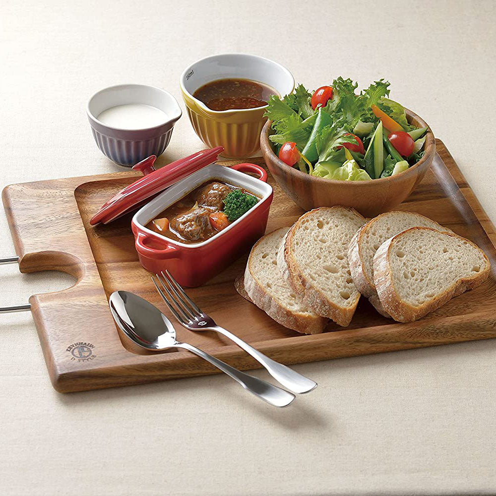Premium Bamboo Cutting Board with Juice Groove & Non-Slip Feet - Reversible Chopping Board for Kitchen, Serving Tray for Breakfast in Bed, Charcuterie Board for Entertaining - Eco-Friendly & Durable
