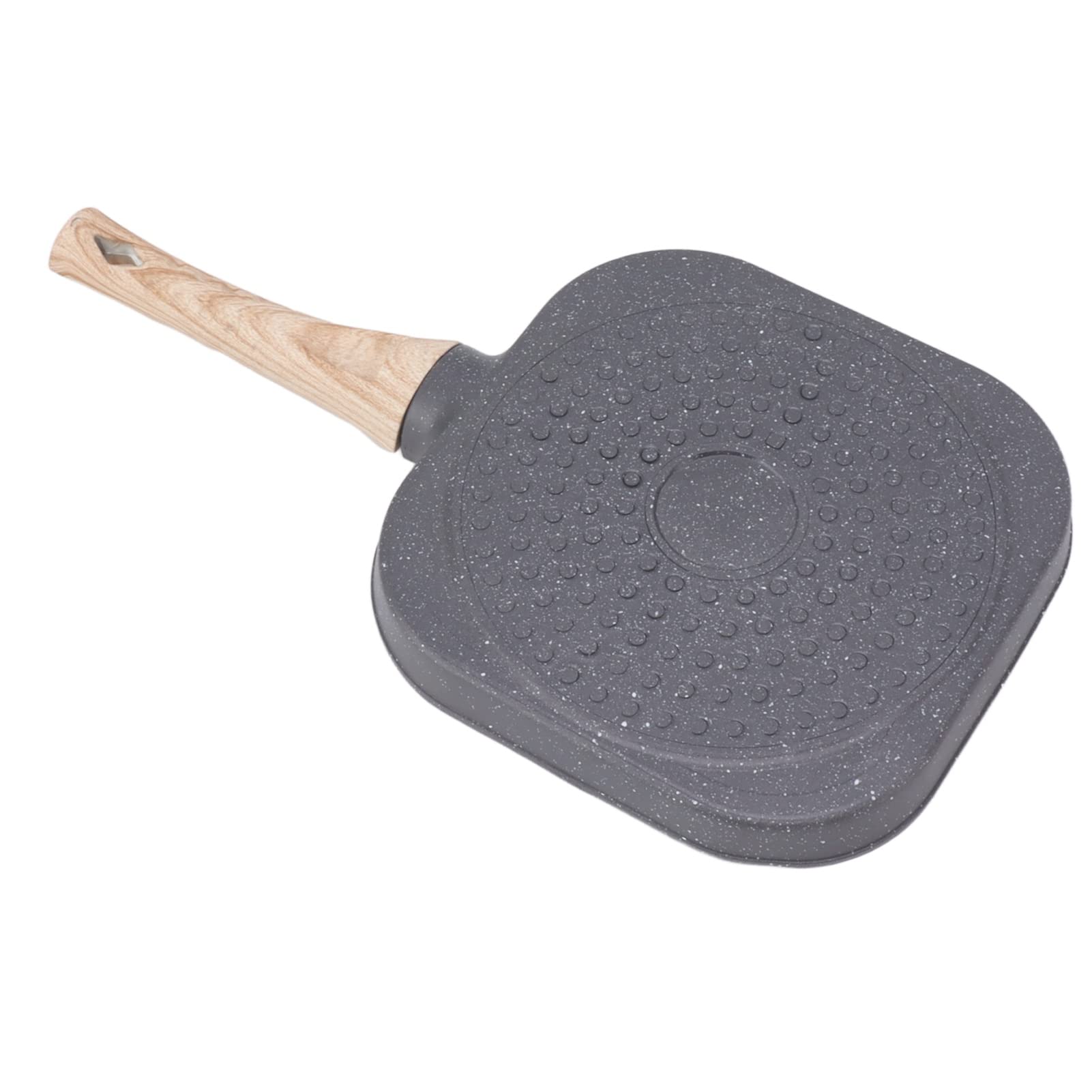 Nonstick Egg Frying Pan - 2 Cup Aluminum Omelette & Pancake Pan for Gas & Induction Stoves - Perfect for Breakfast Eggs, Sandwiches & Quick Meals