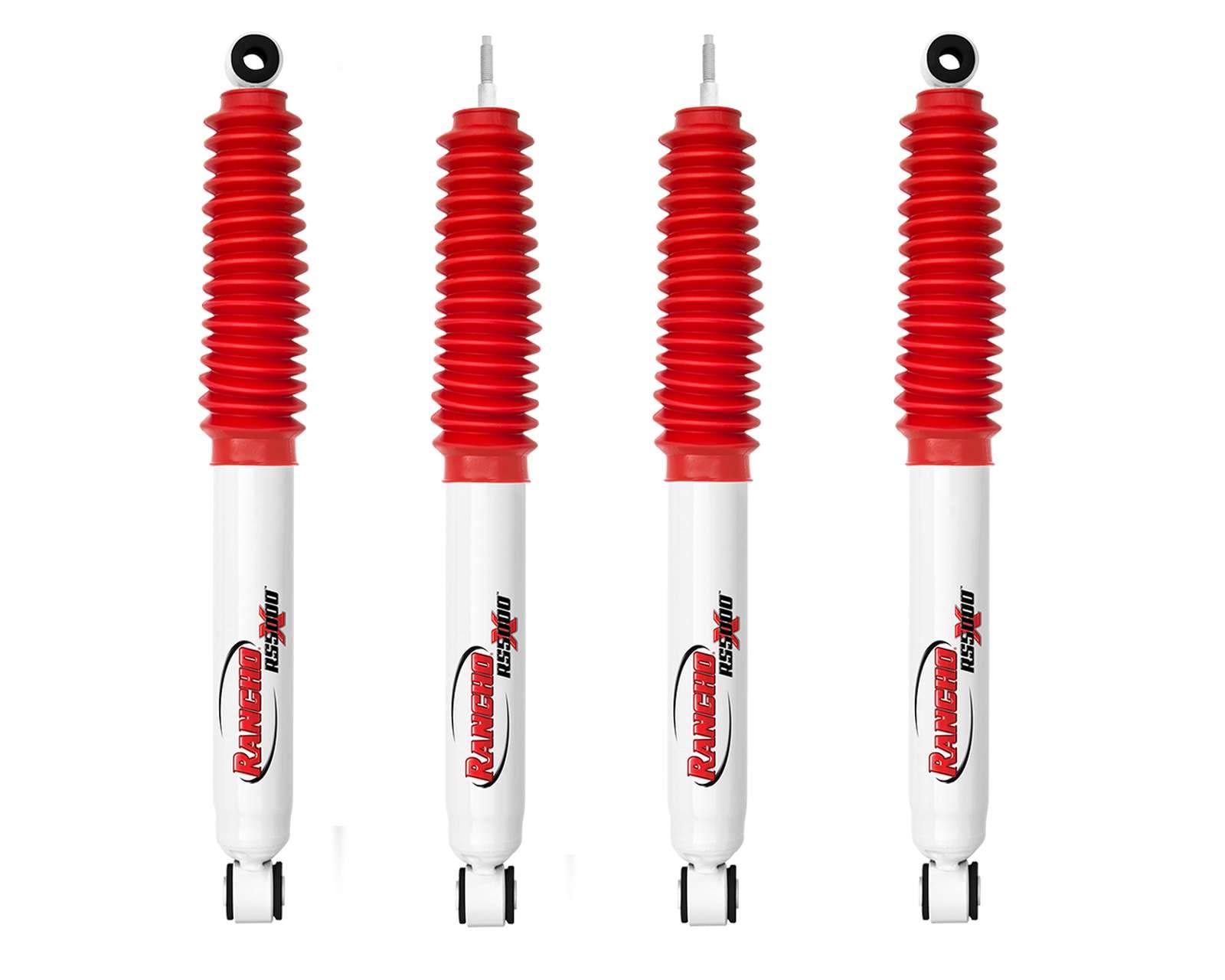 Rancho RS5000X Gas Shocks Set for 1999-2004 Ford F-350 Super Duty RWD - Heavy Duty Off-Road Suspension Upgrade for Smoother Ride & Better Control