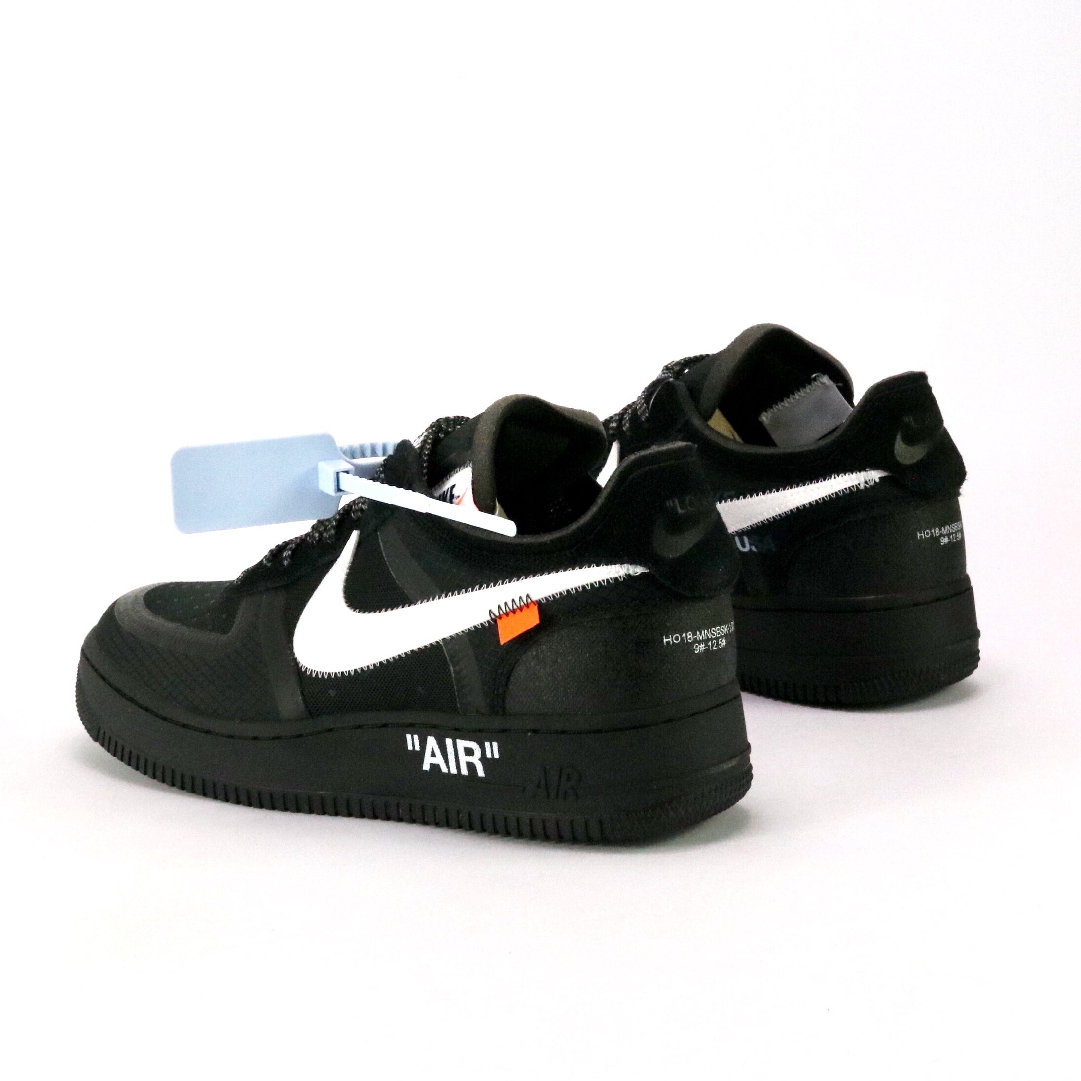 OFF WHITE x Nike The Ten: Air Force 1 Low Black White Cone Black Sneakers - Limited Edition Streetwear Shoes for Men & Women | Perfect for Urban Fashion, Sneaker Collecting and Casual Wear