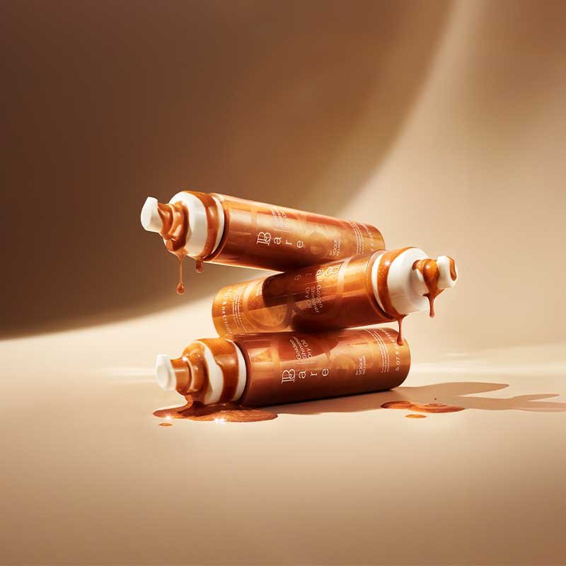 Bare by Vogue Golden Shimmer Dry Oil - Lightweight Body Glow for Summer, Beach & Special Occasions | Hydrating & Non-Greasy Formula