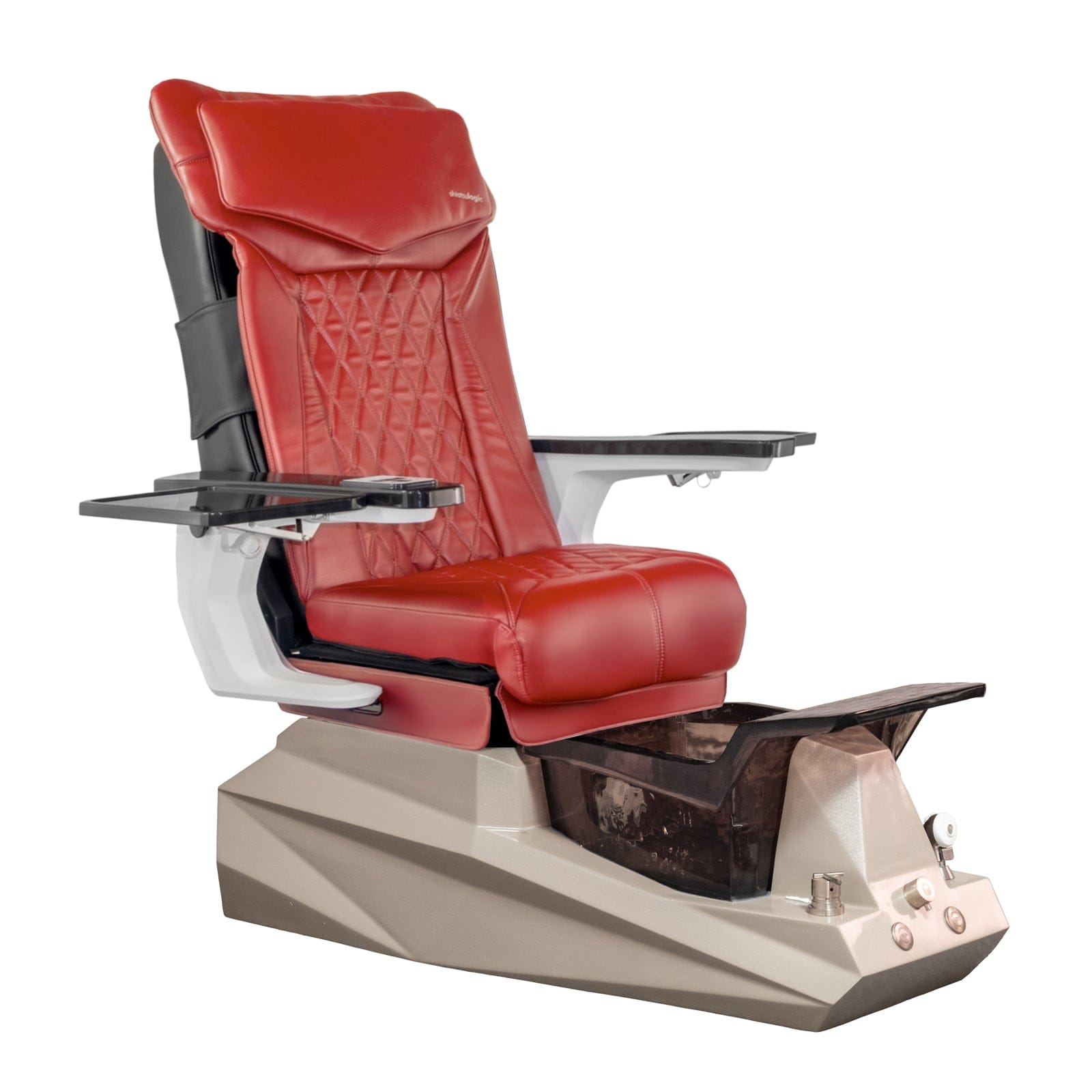Professional DIAMOND DX Pedicure Chair for Salon & Spa - Electric Massage Nail Care Station with Adjustable Height & Footrest - Perfect for Manicure, Pedicure & Nail Treatments