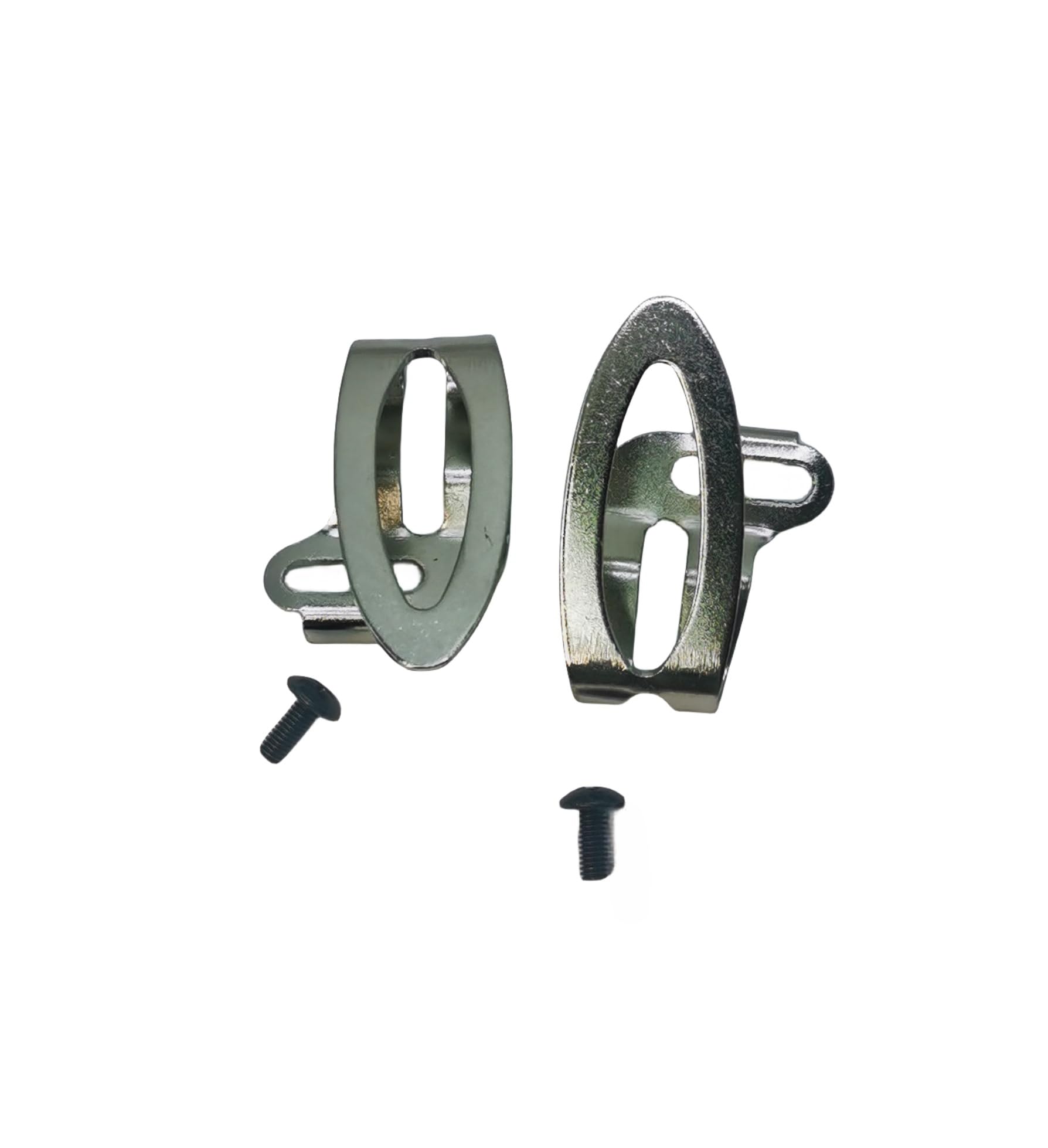Stainless Steel Replacement Belt Clip Hooks for Cordless Impact Driver - 2 Pack Drill Hook with Screws | Power Tool Accessories for DIY & Professional Use