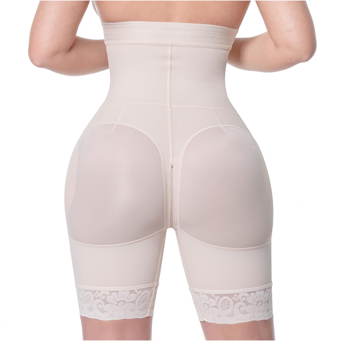 Sonryse High Waisted Butt Lifting Shaper Shorts - Women's Shapewear & Fajas Colombianas for Tummy Control & Body Shaping - Perfect for Workout, Daily Wear & Special Occasions