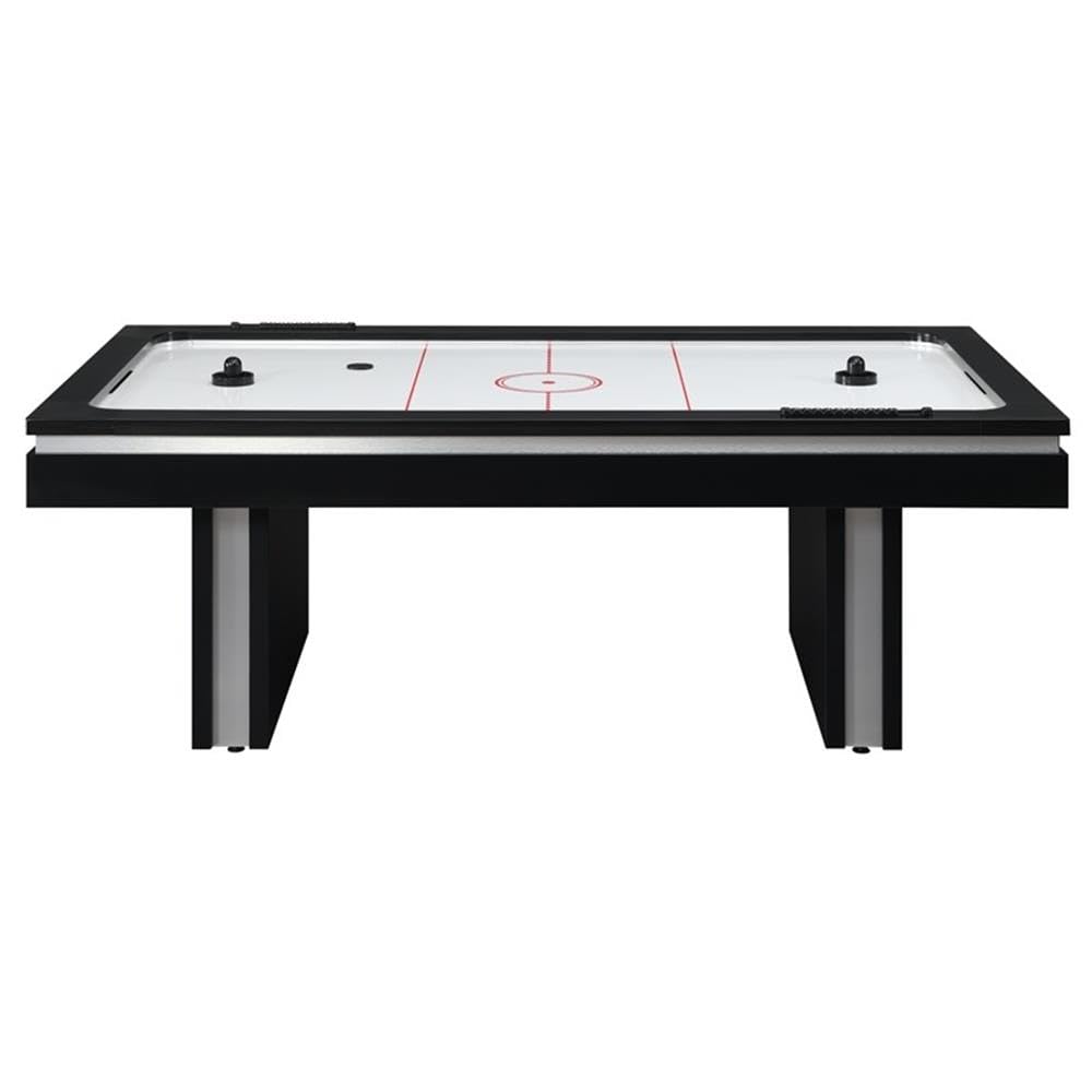 Picket House Furnishings Westbrook Black Air Hockey Table - Perfect for Game Rooms, Basements & Family Entertainment