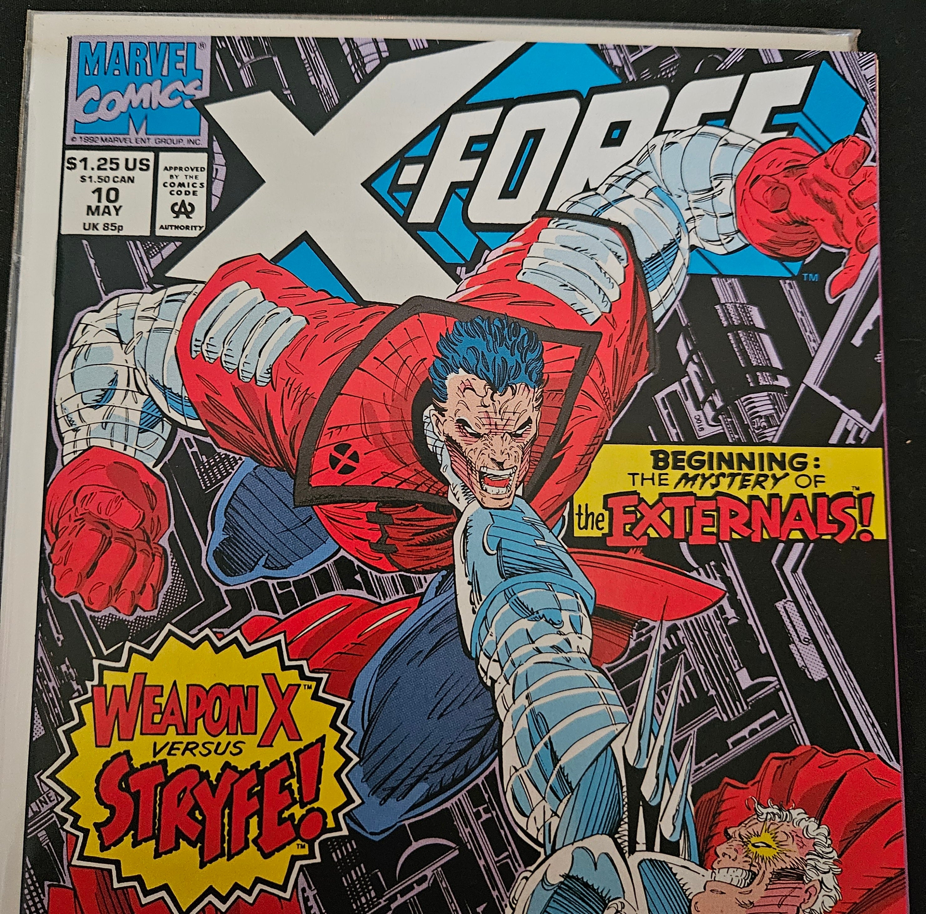 X-Force: The Enemy Within #10 - February 1992 Marvel Comics - Collectible Comic Book for Superhero Fans & Marvel Collectors