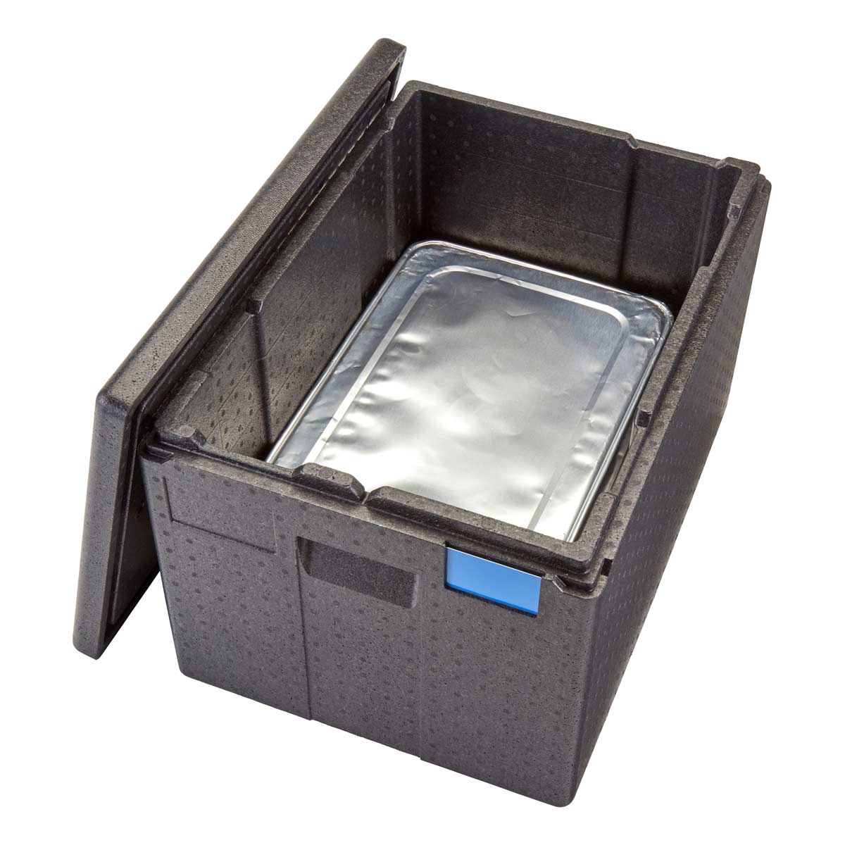 Cambro EPP180XLTSW Cam GoBox Insulated Food Carrier - Black | Commercial-Grade Hot & Cold Food Storage for Catering, Restaurants & Outdoor Events