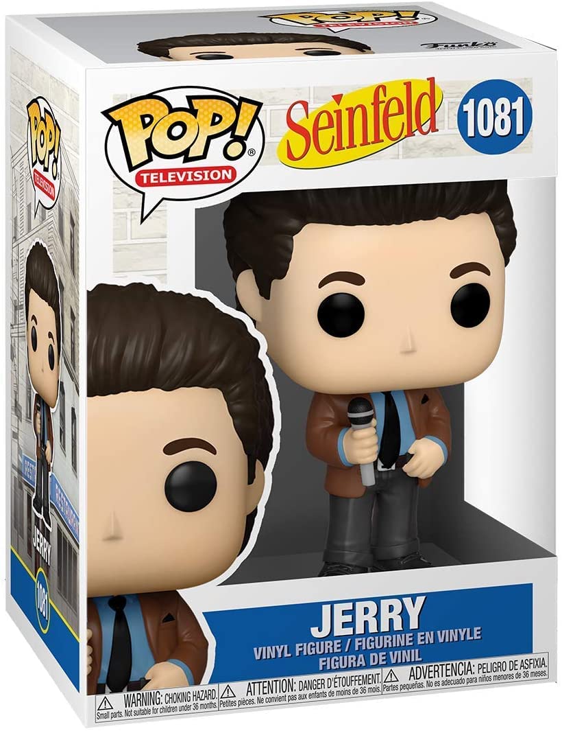 Seinfeld Jerry Standup Pop! Vinyl Figure Collectible - Includes Pop Protector Case | Perfect for TV Show Fans & Pop Culture Collectors | Display in Home Office or Gift for Comedy Lovers