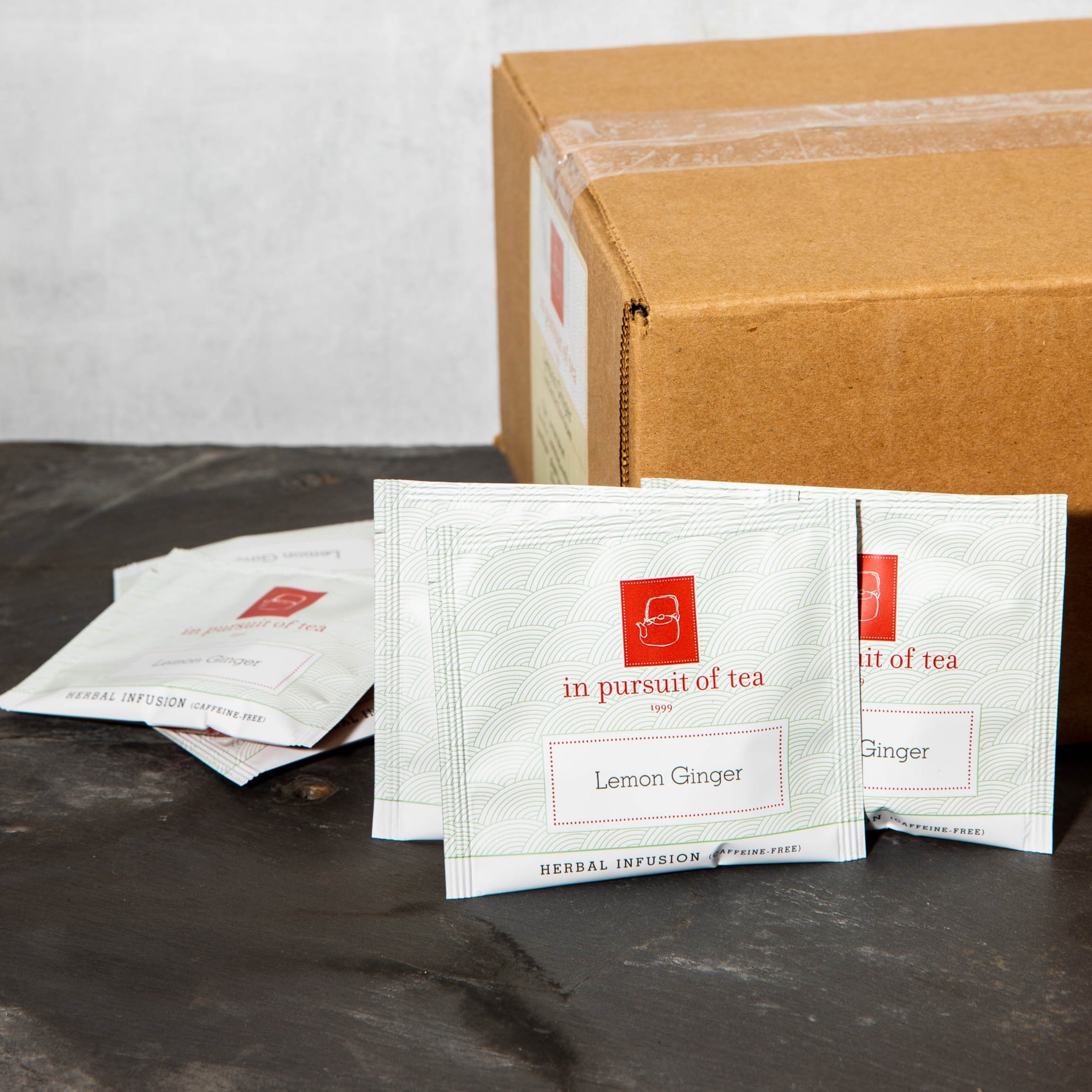 Organic Lemon Ginger Tea Bags - 100% Natural Herbal Tea for Digestion & Immunity - Perfect for Relaxation, Cold Relief & Morning Boost