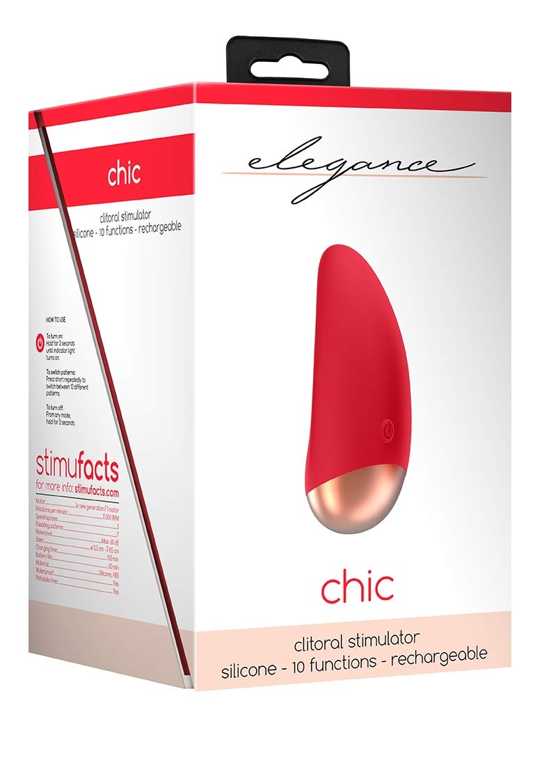 Premium Clitoral Stimulator for Women - Elegant & Discreet Red Design - Enhance Intimacy & Pleasure at Home or Travel
