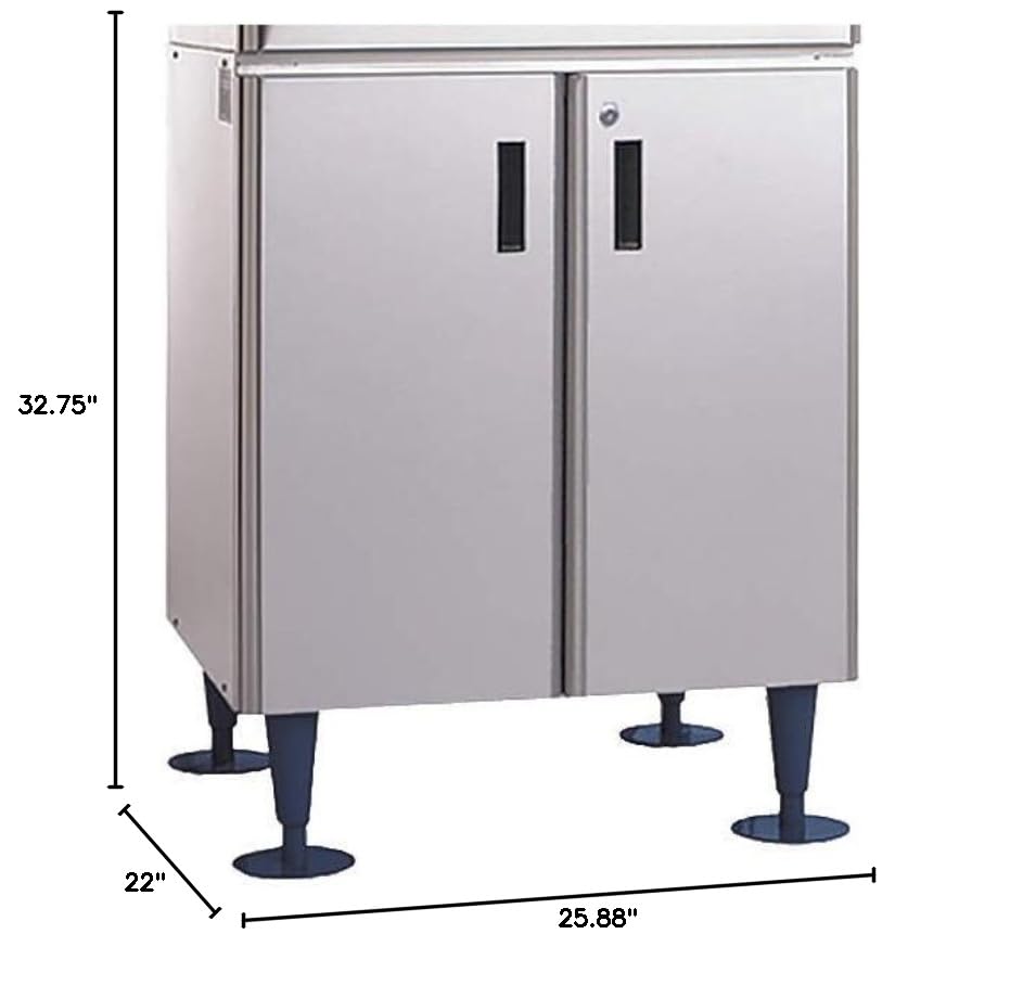 Hoshizaki America SD-500 Commercial Ice Machine Stand - Heavy Duty Stainless Steel Base for Under Counter Ice Makers - Perfect for Restaurants, Bars, and Commercial Kitchens