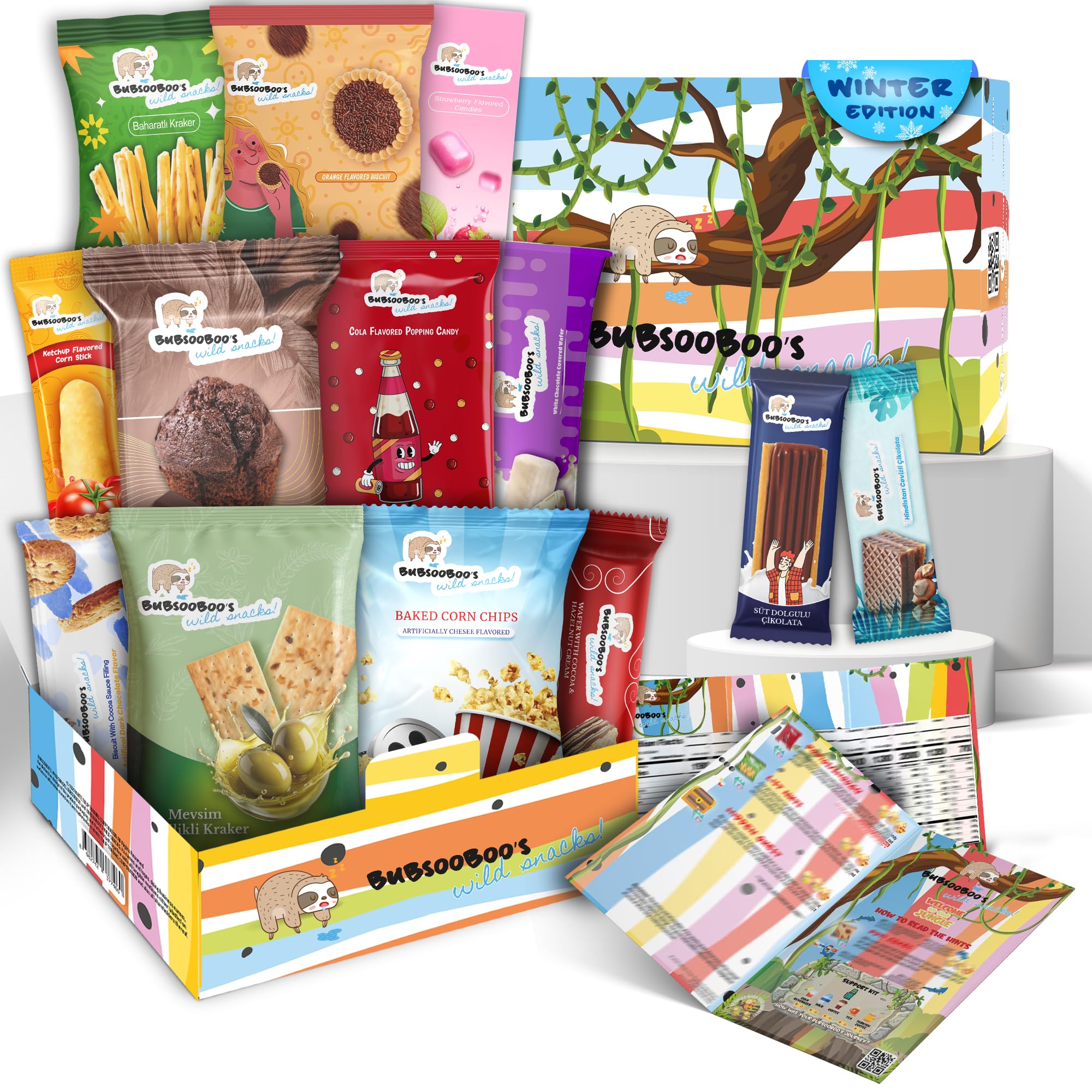 Premium Midi Snack Box Gift Set - 11 Full-Size American Retro Candy & Turkish Treats | Vintage Style Multipack Hamper for Birthdays, Holidays & Special Occasions | Perfect Office Gift, Party Favor & Care Package