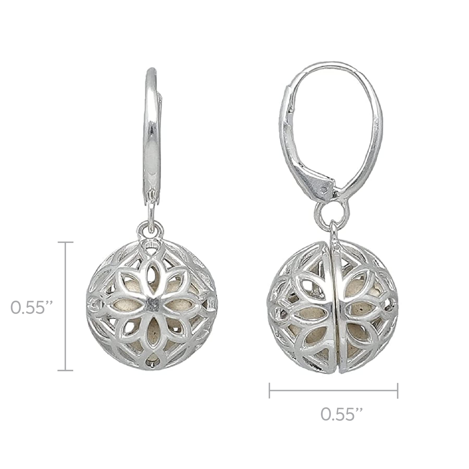 Lisa Hoffman Fragrance Earrings for Women - 0.6