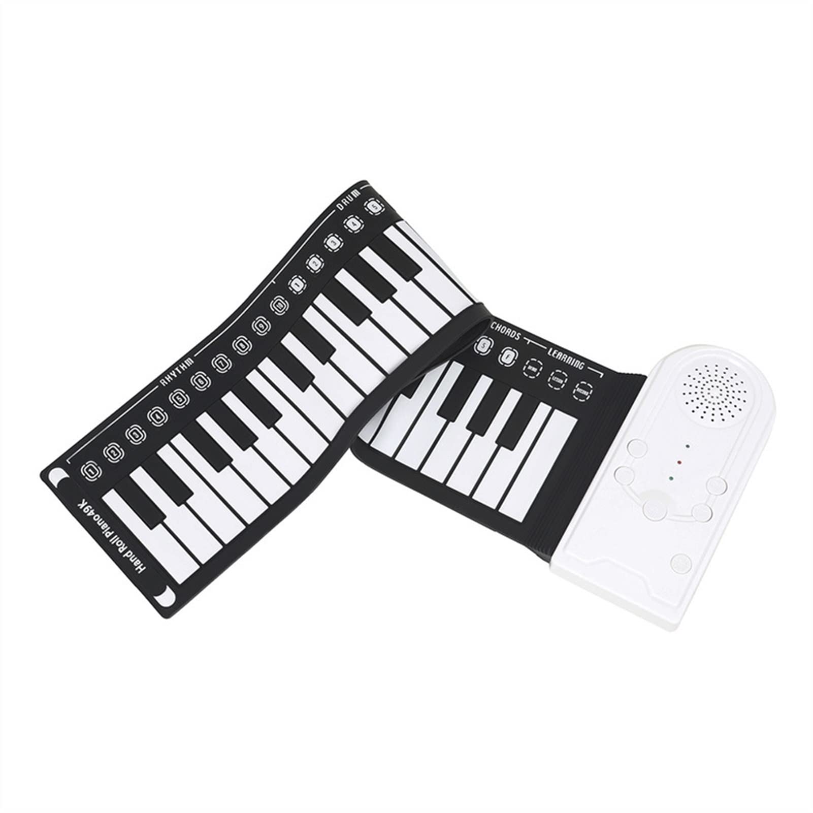 49-Key Electronic Folding Piano - Portable Roll Up Digital Keyboard with Built-in Speaker | Perfect for Home Practice, Travel & Music Learning