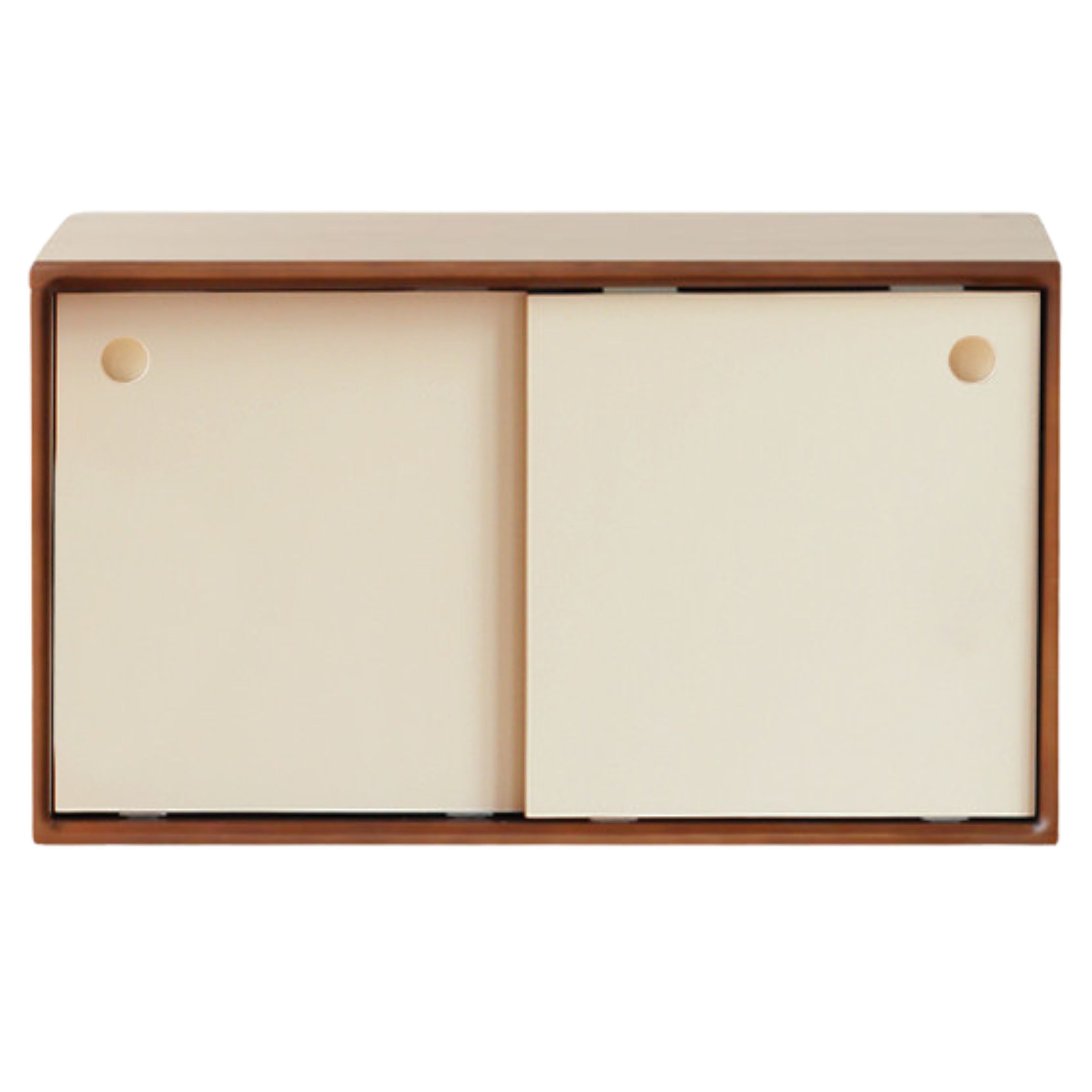 27.5x13.7x15.7 inch / 70x35x40cm / Teak color /Poplar TV cabinet apricot sliding door
