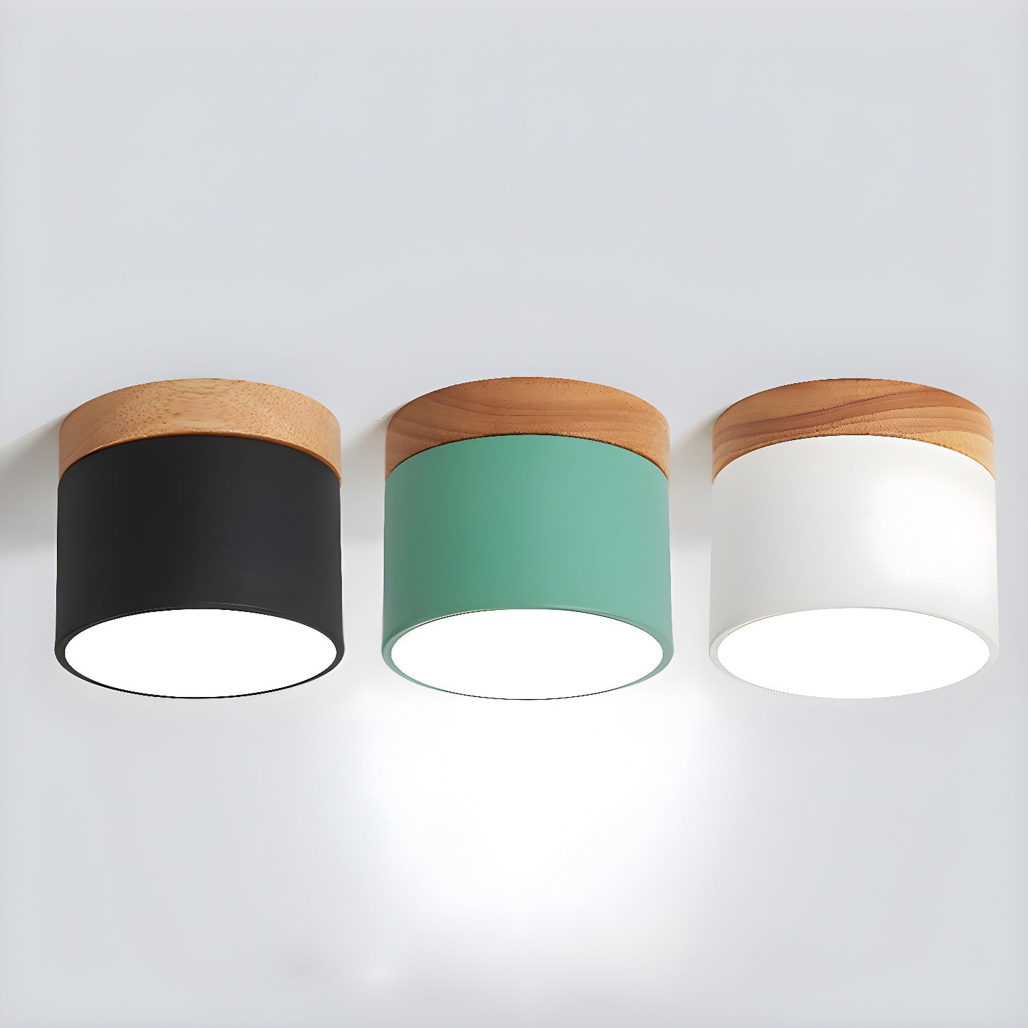 Alva Wooden Surface Downlight - Modern LED Ceiling Light for Living Room, Bedroom & Kitchen | Energy-Efficient & Stylish Home Lighting Solution
