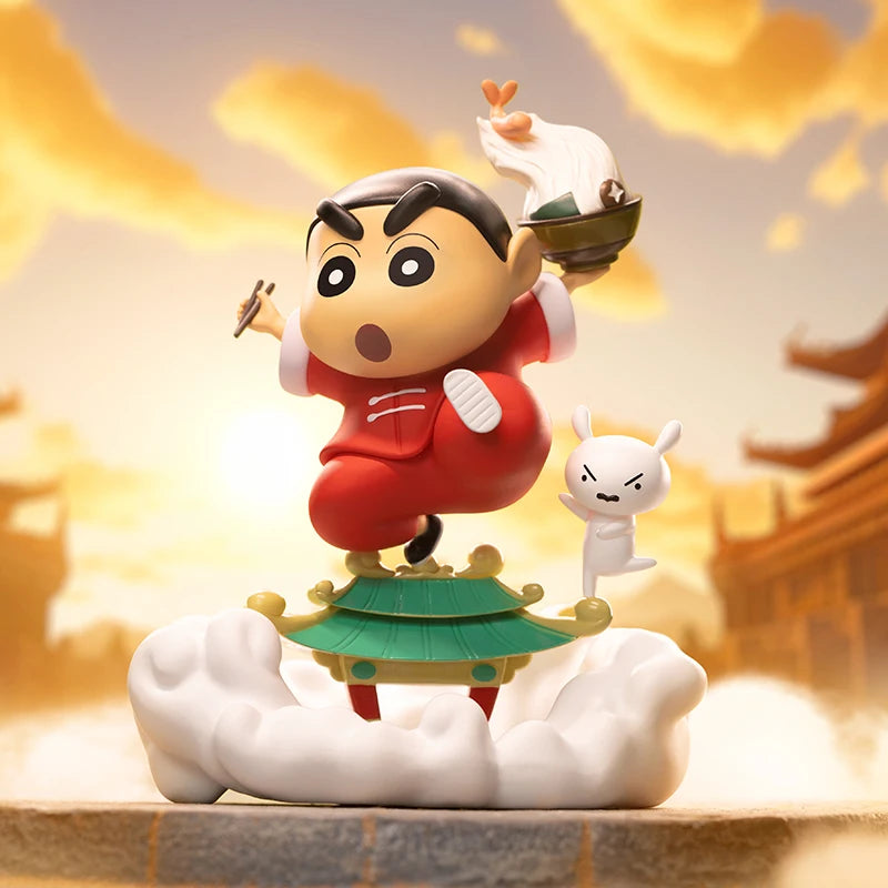 Crayon Shin Chan Classic Scenes Series Blind Box - Collectible Anime Figure Set for Kids & Adults - Perfect for Home Decor, Office Display, and Gift Giving