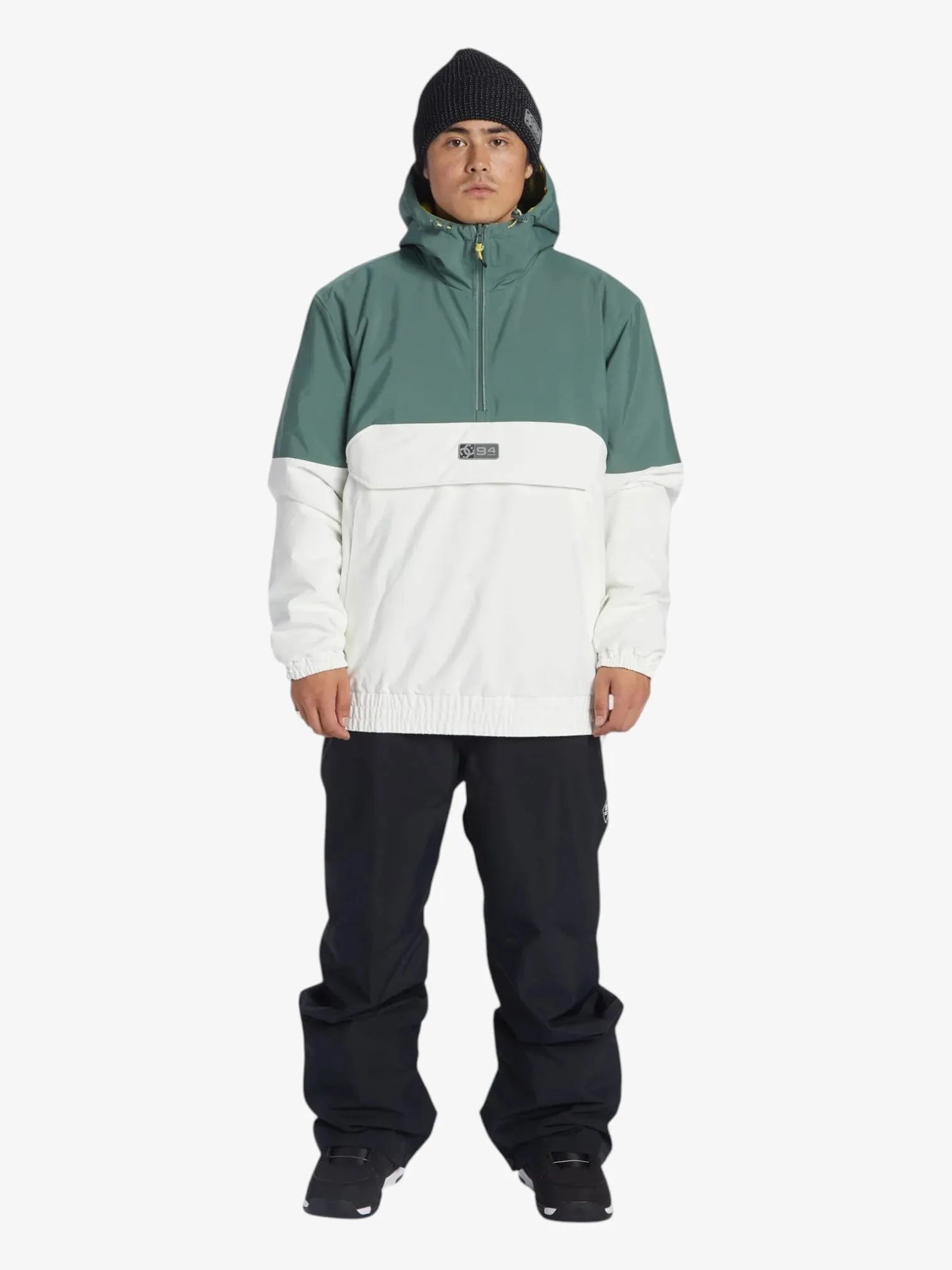 DC Snow Nexus Rev Green White Snowboard Jacket - Waterproof & Insulated for Winter Sports & Outdoor Adventures