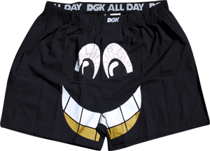 DGK Men's Boxer Briefs - Soft Cotton Underwear with Comfort Waistband, Black (Single Pack) - Perfect for Everyday Wear, Gym & Travel