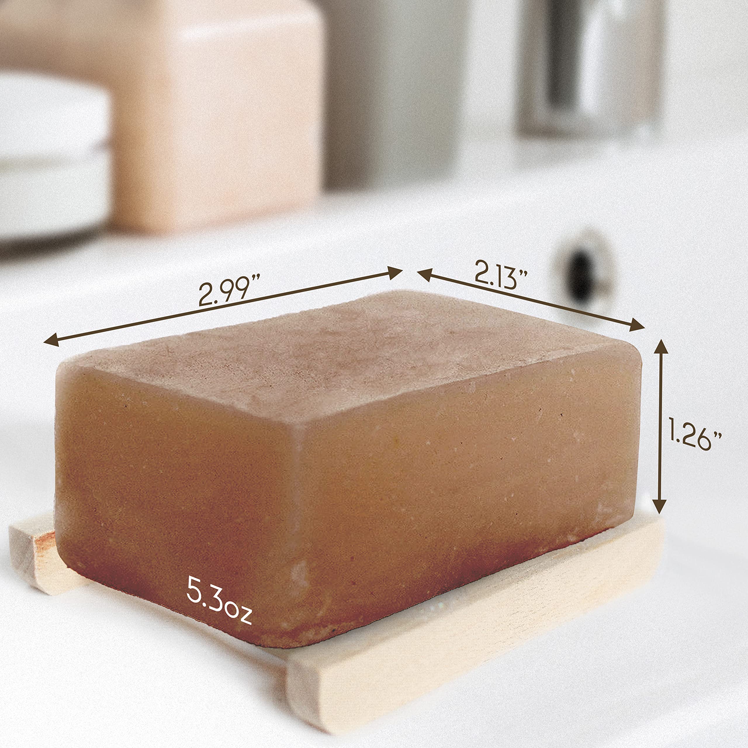 Havana & Co. Natural Lemongrass Soap Bars 5.3oz - Handmade Vegan Moisturizing Body Bar for Men & Women - Cold-Pressed Face, Hand & Bath Wash - Ideal for Dry Skin Care, Spa Day & Eco-Friendly Gifting