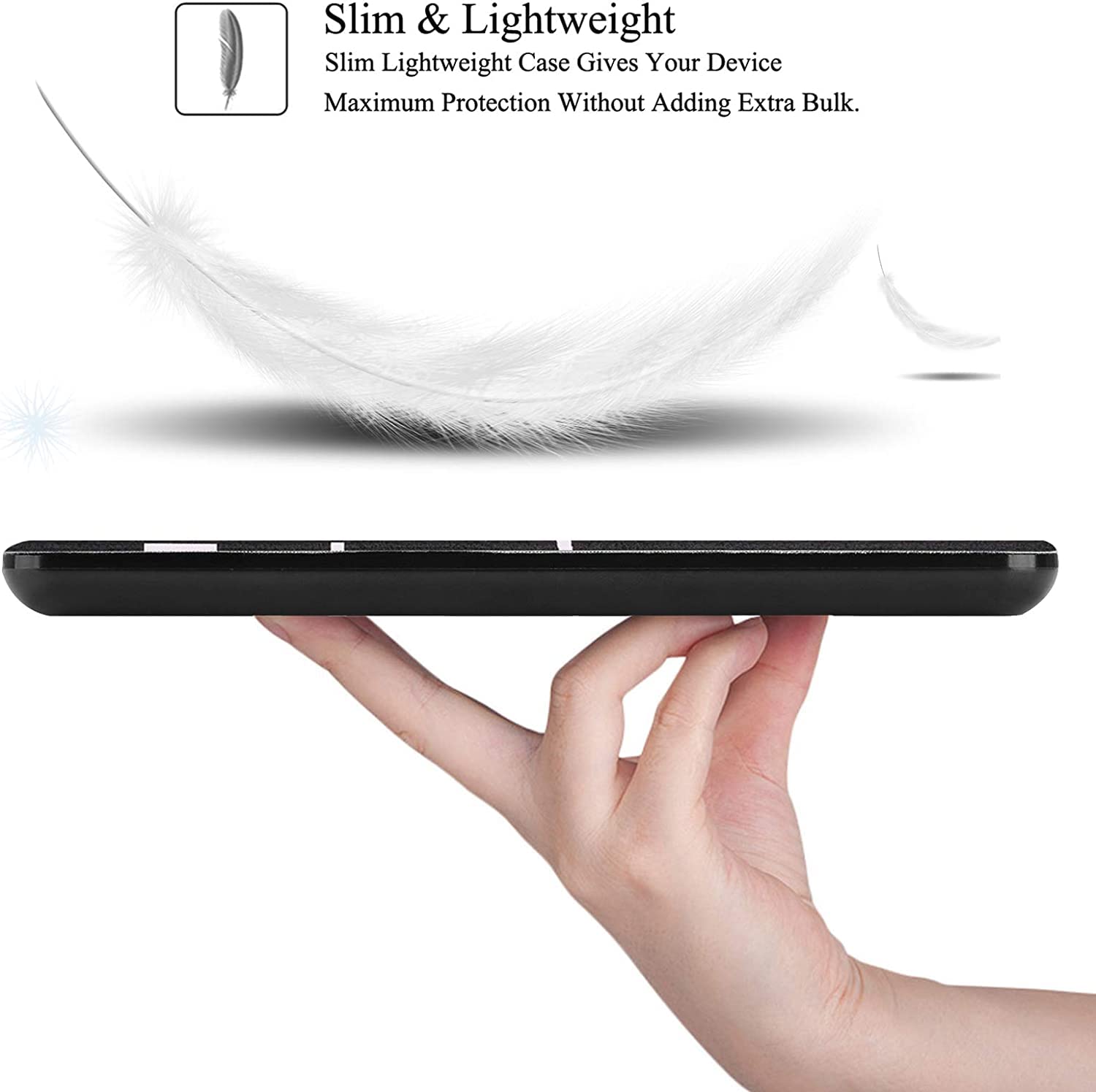 Premium TPU Waterproof Smart Cover for Kindle 11th Gen (Model C2V2L3) - Auto Wake/Sleep Protection Case - Perfect for Reading, Travel & Outdoor Use