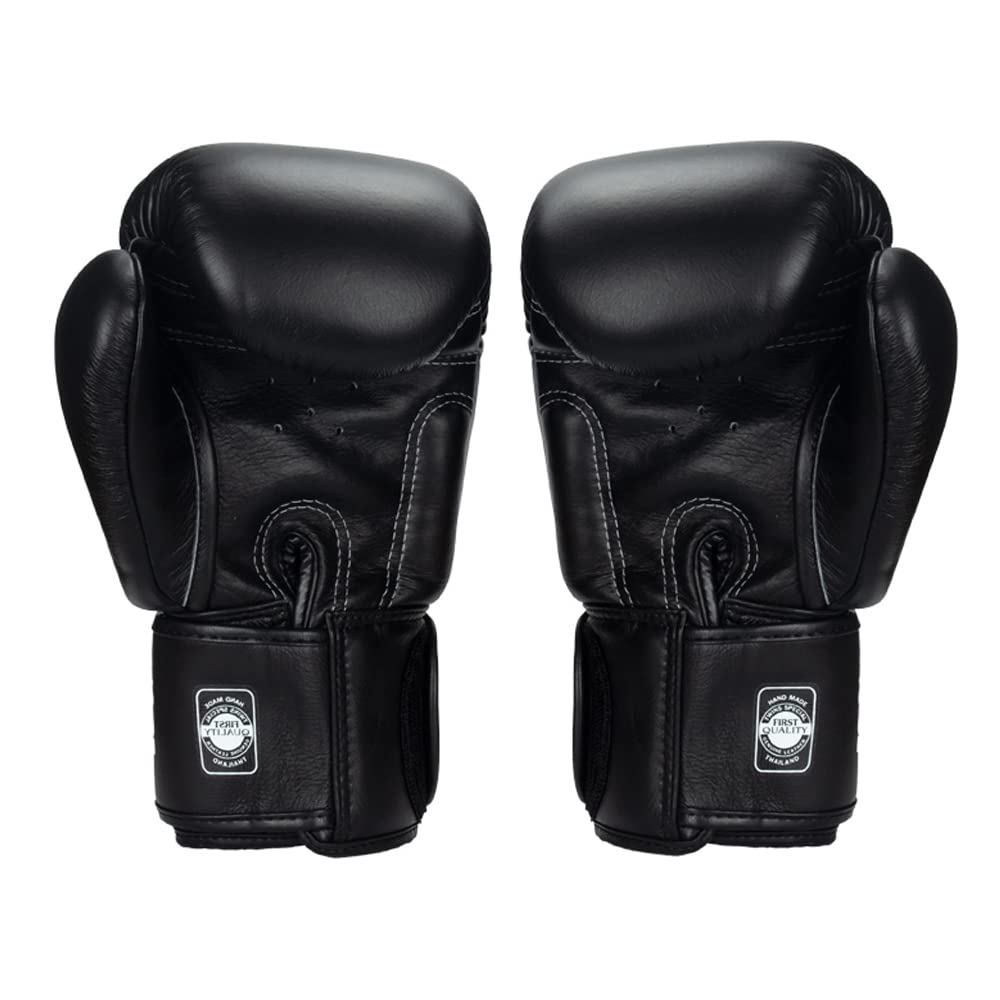 Twins Boxing Muay Thai Training Sparring Gloves 8 oz - Premium Black MMA Gloves for Kickboxing, Muay Thai & Martial Arts Training - Perfect for Boxing Classes, Gym Workouts & Combat Sports