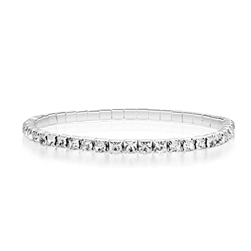 1 Row Silver Bracelet