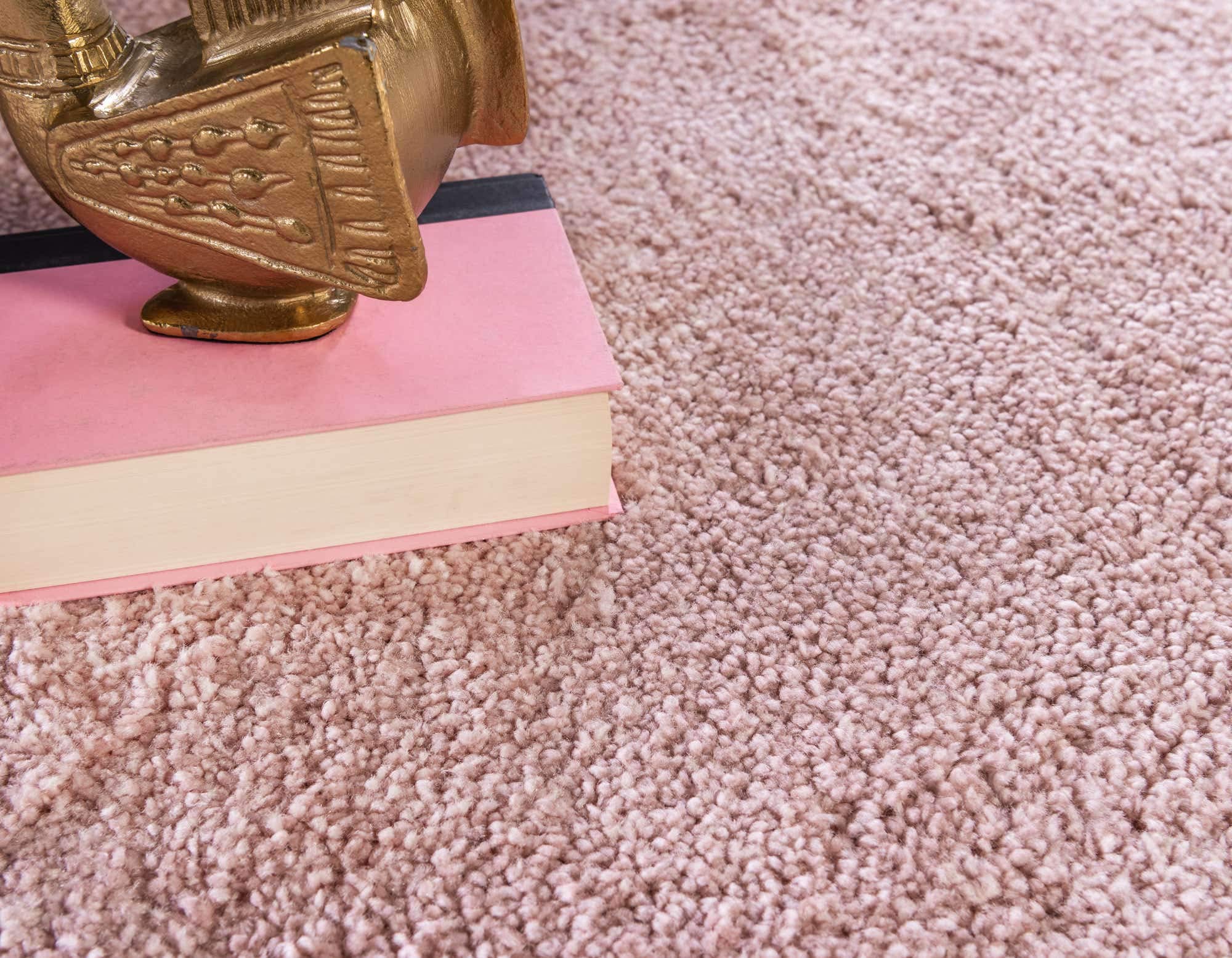 Unique Loom Solo Collection Calabasas Pink Area Rug 7'10