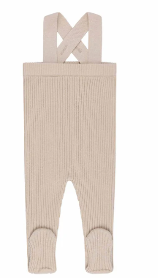 ELY & CO Bubble Knit Ribbed Overalls for Baby Boys & Girls (3M-2T) - Soft & Stretchy Jumpsuit for Playtime, Daycare & Casual Outings