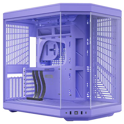 GX13 HYTE Mid-Tower PC Gaming Case - High Airflow Tempered Glass Design for Custom RGB Builds | Perfect for Gaming Rigs, Streaming Setups & Workstations