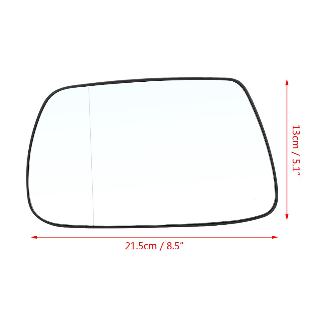 2005-2010 Dodge Grand Caravan Left Side Heated Wing Mirror 5142877AA - Replacement Driver Side View Mirror with Defrost Function for Winter Driving & Enhanced Safety