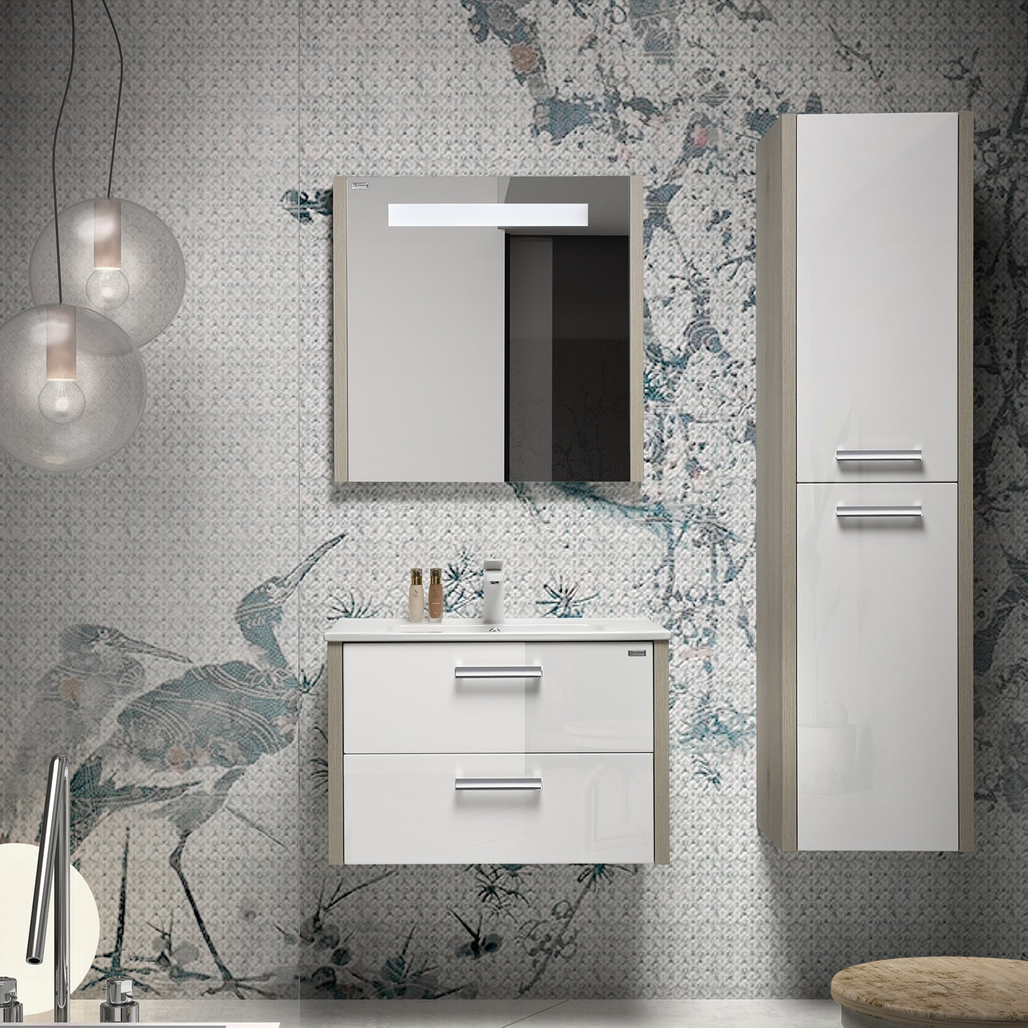VALENZUELA Serie Nova LED Backlit Bathroom Vanity Mirror - Wall Mounted Makeup Mirror with Adjustable Lighting for Modern Bathrooms, Bedrooms & Dressing Rooms