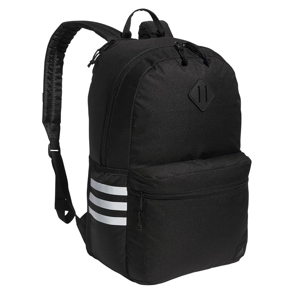 Classic 3S 5 Backpack - Durable School & Travel Backpack for Men & Women - Waterproof Laptop Backpack with USB Charging Port - Perfect for Work, College & Outdoor Adventures (Black & White)