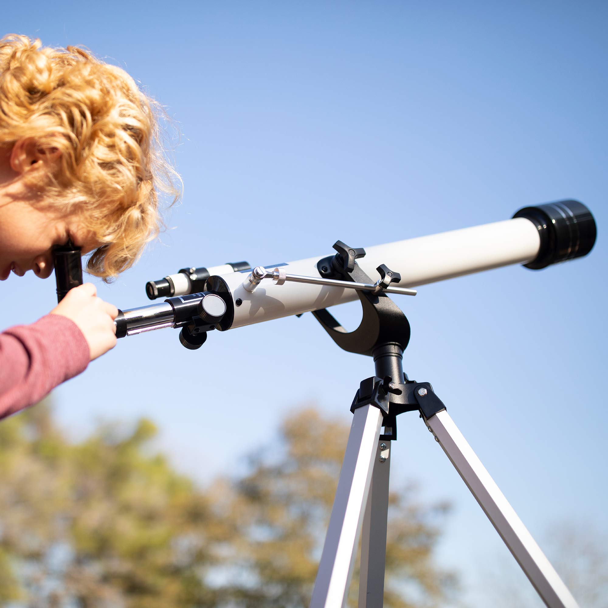GeoSafari Omega Refractor Telescope for Kids & Adults - STEM Educational Astronomy Telescope, Perfect Gift for Boys & Girls Age 8+ | Great for Stargazing, Backyard Astronomy & Science Learning