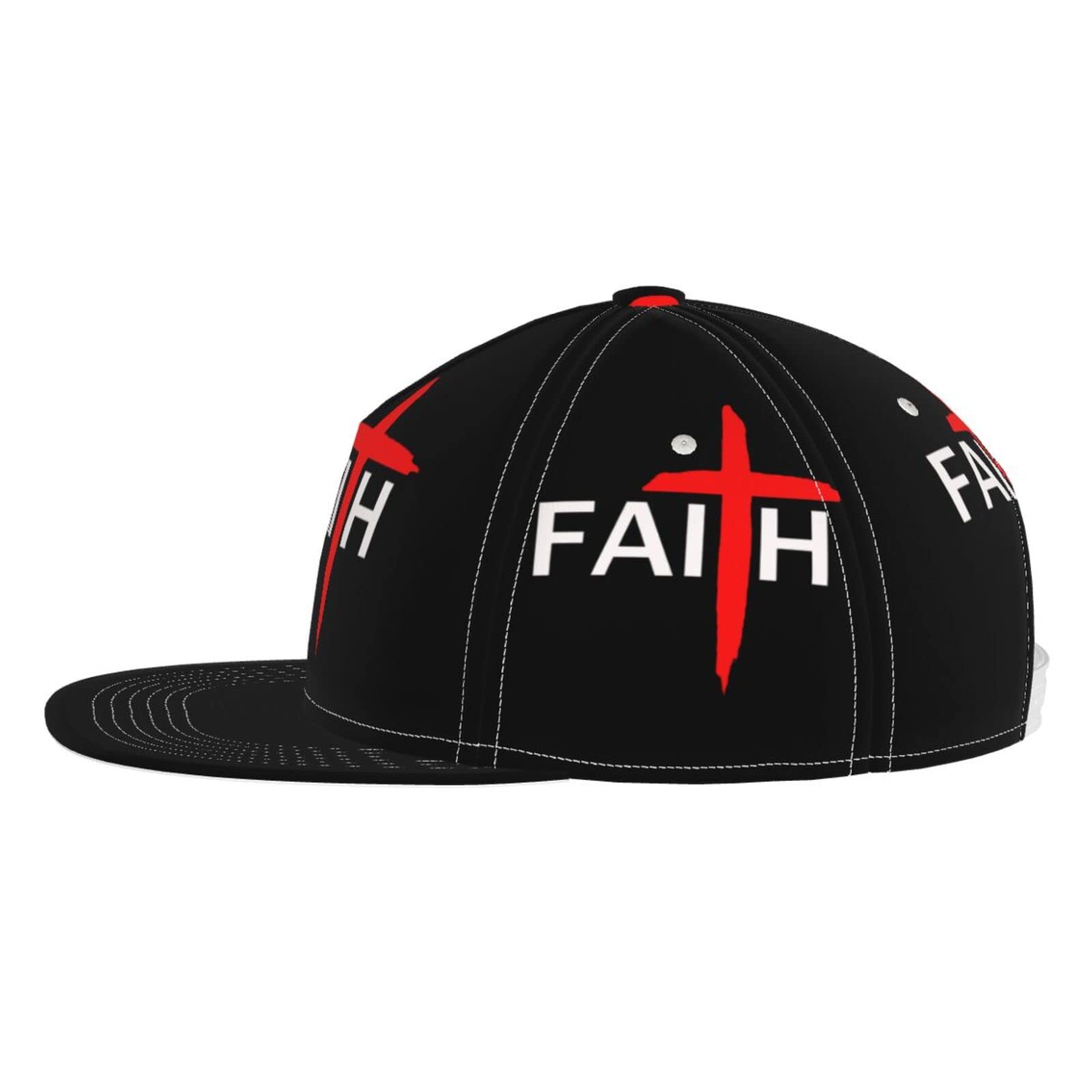DARLEKS Flat Bill Brim Baseball Cap - Adjustable Hip Hop Trucker Hat for Men & Women - Stylish Snapback Hat for Streetwear, Hip Hop Fashion, and Outdoor Activities