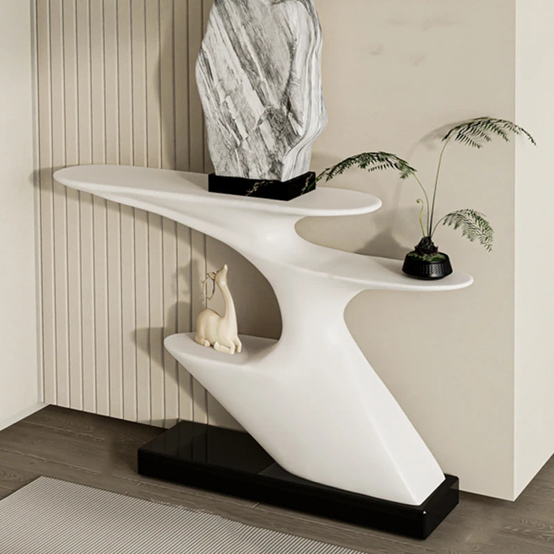 Minimalist Branch Console Table - Modern Wooden Entryway Sofa Table for Hallway & Living Room - Perfect for Home Decor & Small Spaces