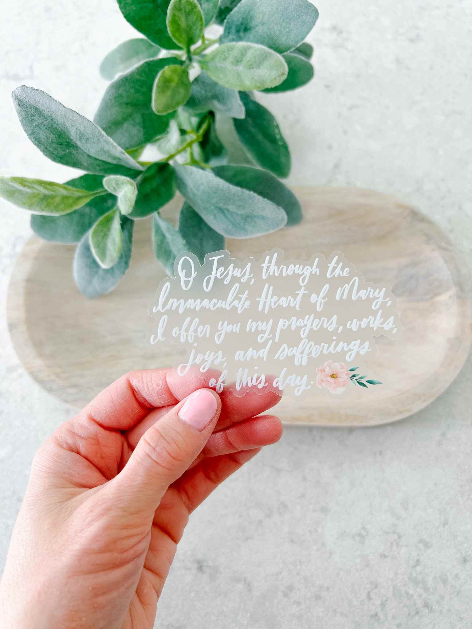 Morning Offering Sticker - Inspirational Buddhist Decal for Meditation Space, Yoga Room & Daily Mindfulness Practice