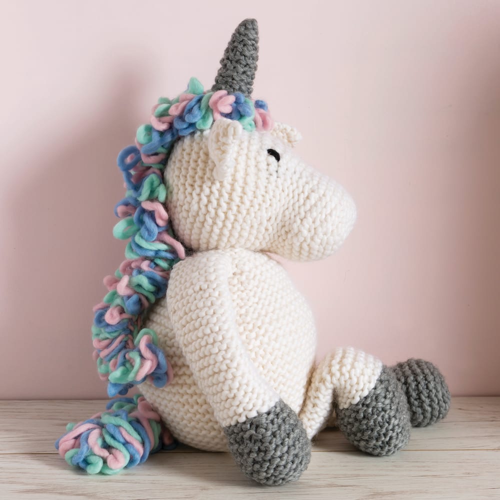 Giant Charlie the Unicorn Knitting Kit - Complete DIY Crochet Set for Beginners & Adults | Perfect for Home Decor, Gifts, and Relaxation Crafts