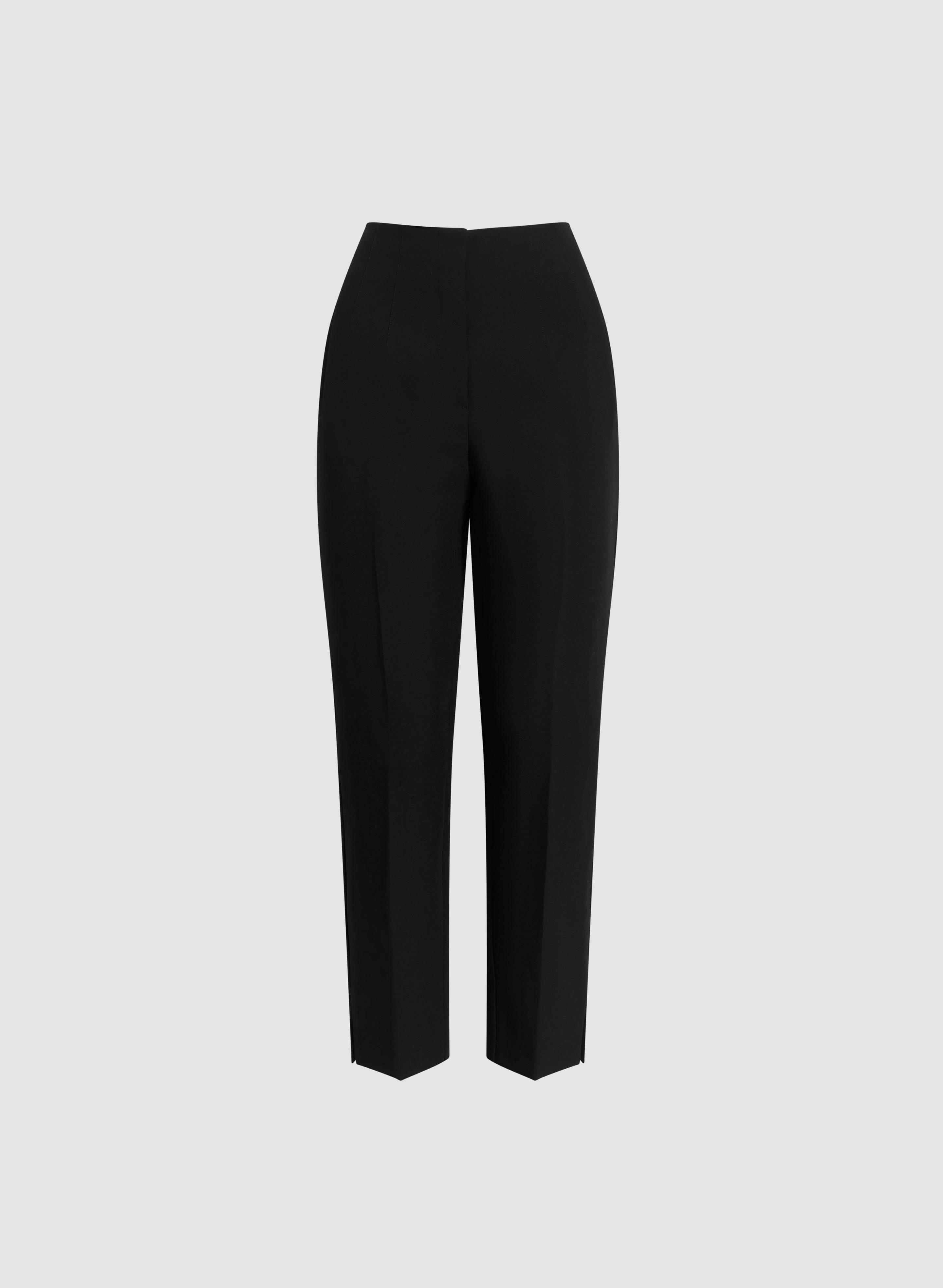 City Fit Slim Leg Pants for Women - High Waisted Stretchy Office Work Trousers - Perfect for Business Casual, Travel & Everyday Wear