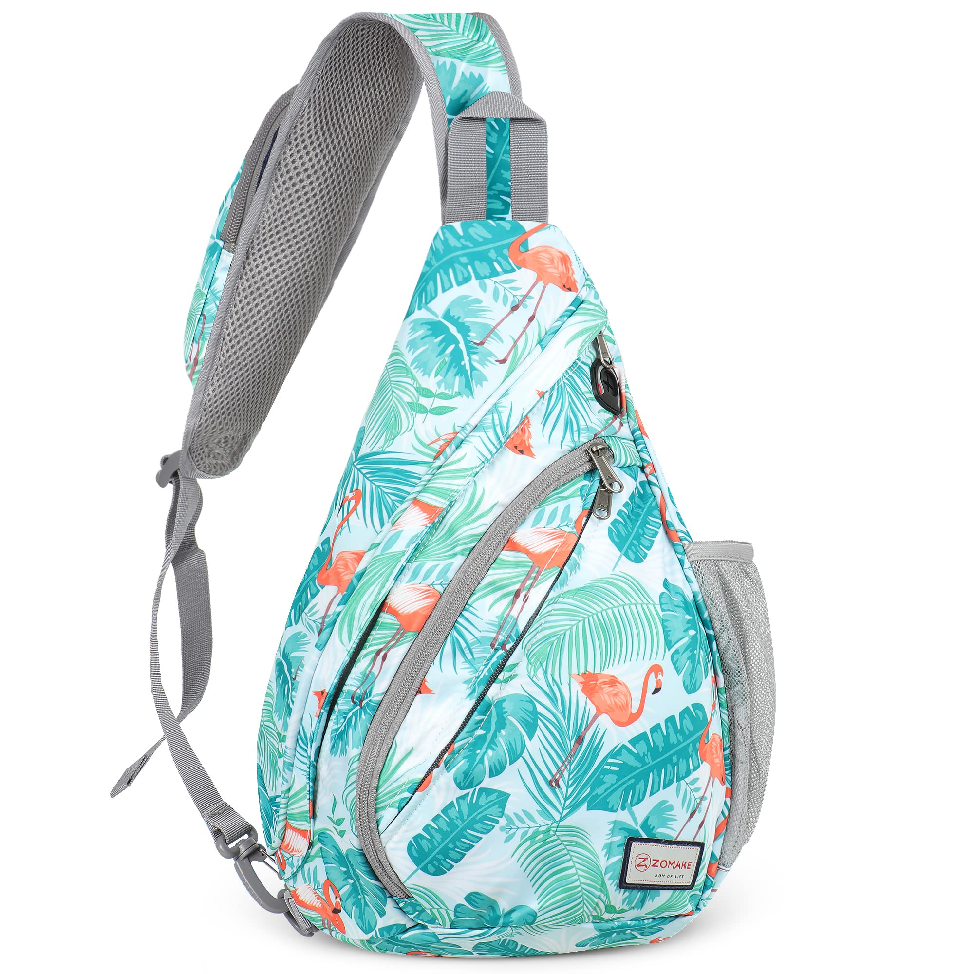 ZOMAKE Lightweight Sling Bag for Men & Women - Adjustable Crossbody Shoulder Chest Pack - Perfect for Travel, Hiking, Gym & Everyday Use | Compact Daypack with Multiple Pockets for Phone, Wallet & Essentials