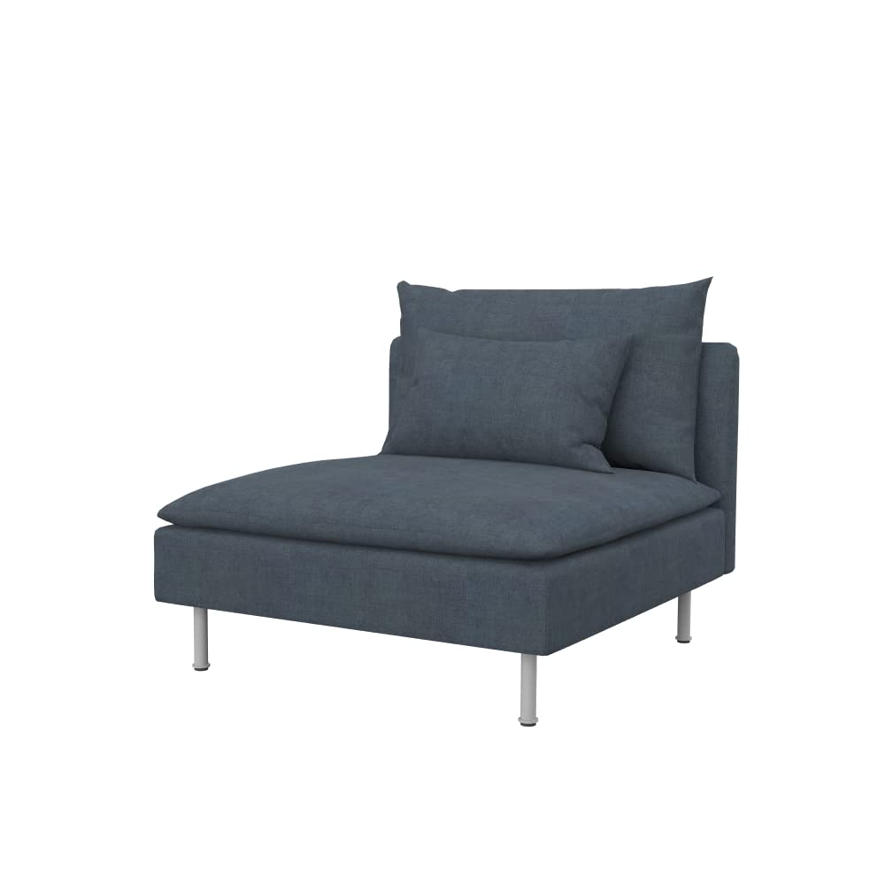 Söderhamn 1-Seat Section Replacement Cover - Soft Grey Fabric Sofa Slipcover | Perfect for Living Room, Bedroom & Home Decor Upgrade