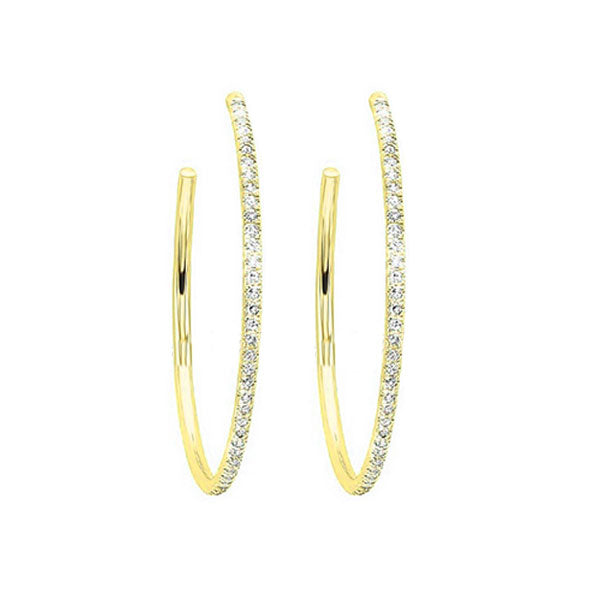14K Yellow Gold Diamond Stud Earrings (1/8 CTW) - Perfect for Weddings, Anniversaries & Special Occasions