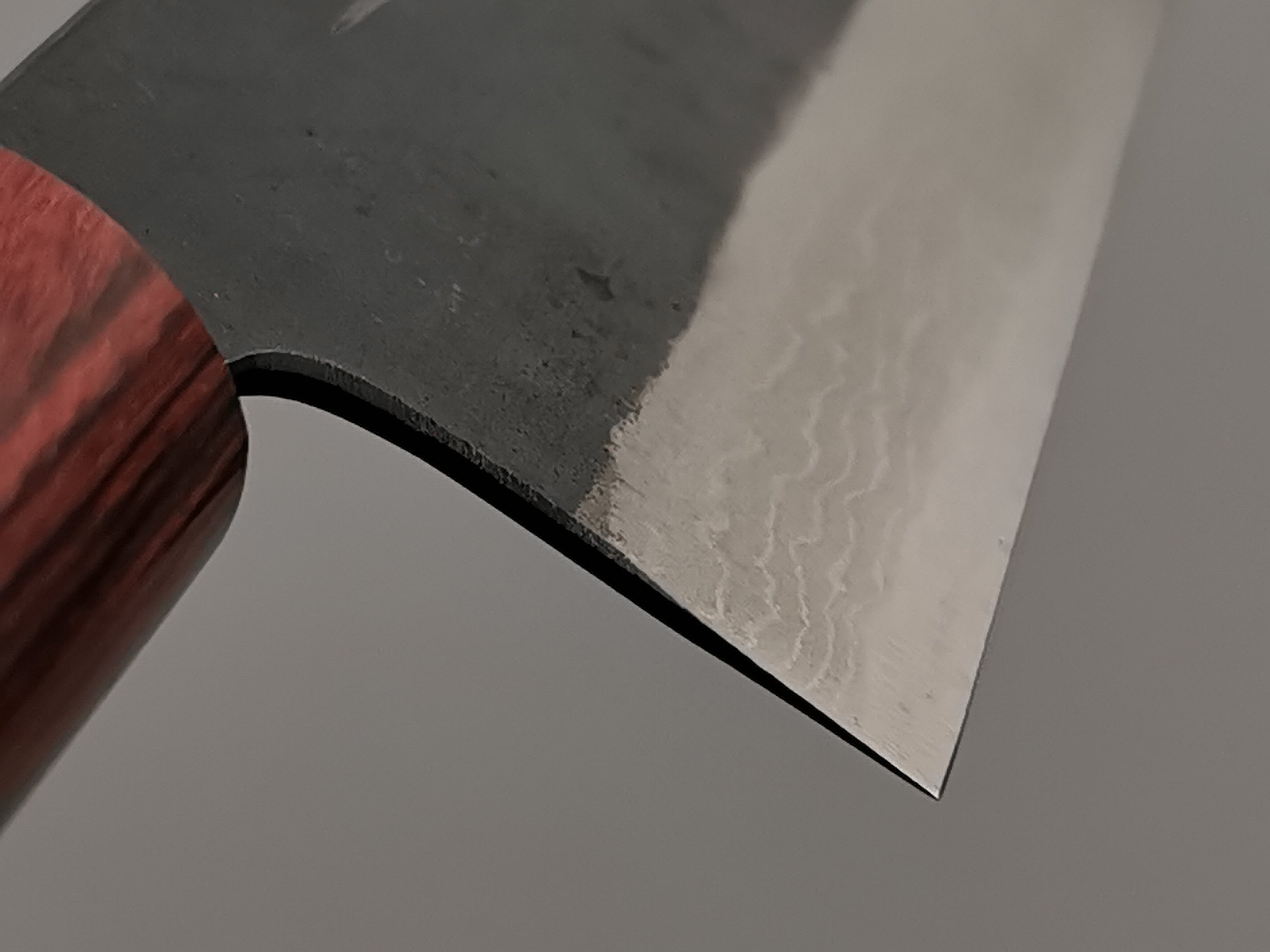 Premium Muneishi Aogami Damascus Nakiri Knife 165mm - Japanese High Carbon Steel Chef Knife for Slicing, Dicing & Chopping Vegetables - Perfect for Home Cooks & Professional Chefs