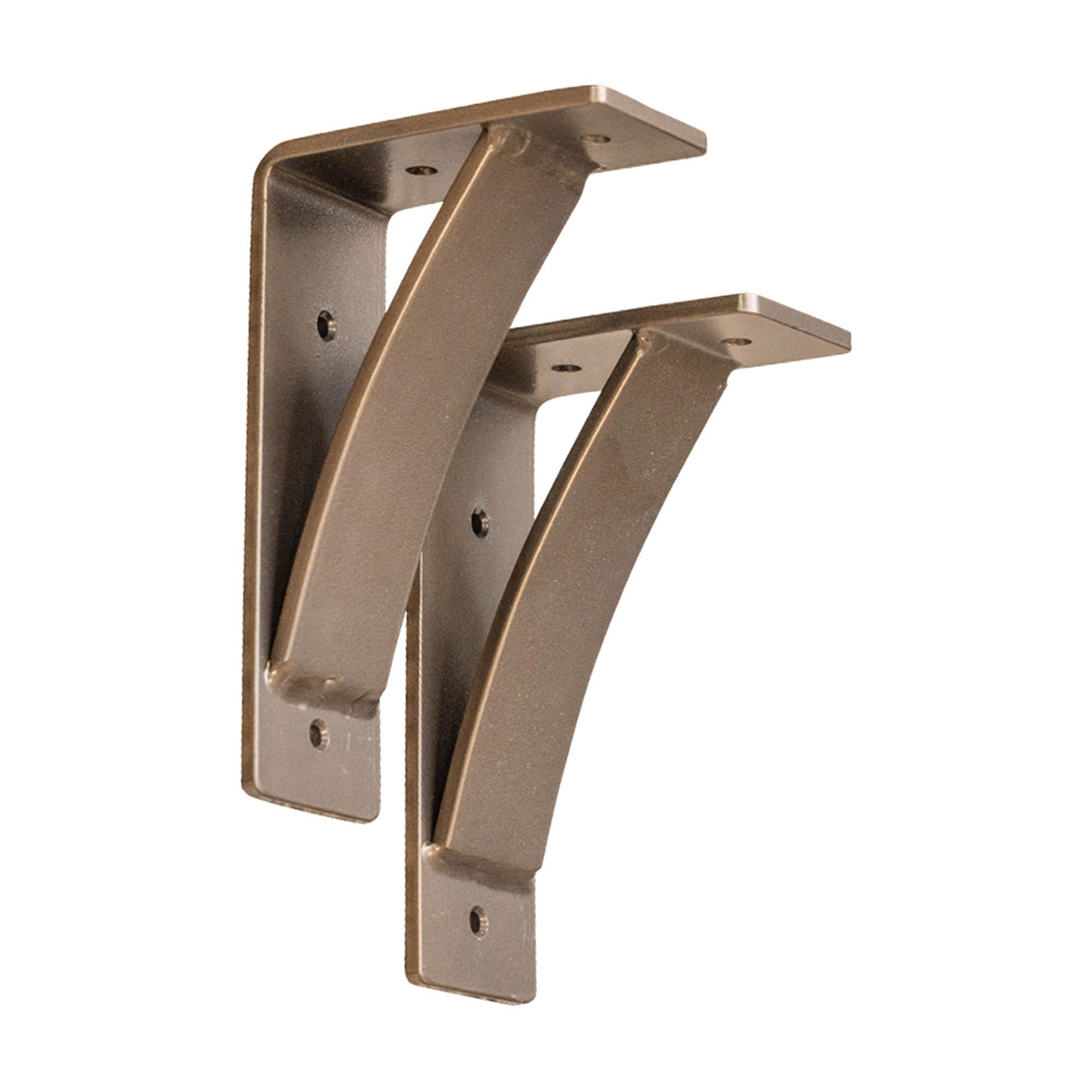 Heavy Duty Steel Shelf Brackets (2 Pack) - 5