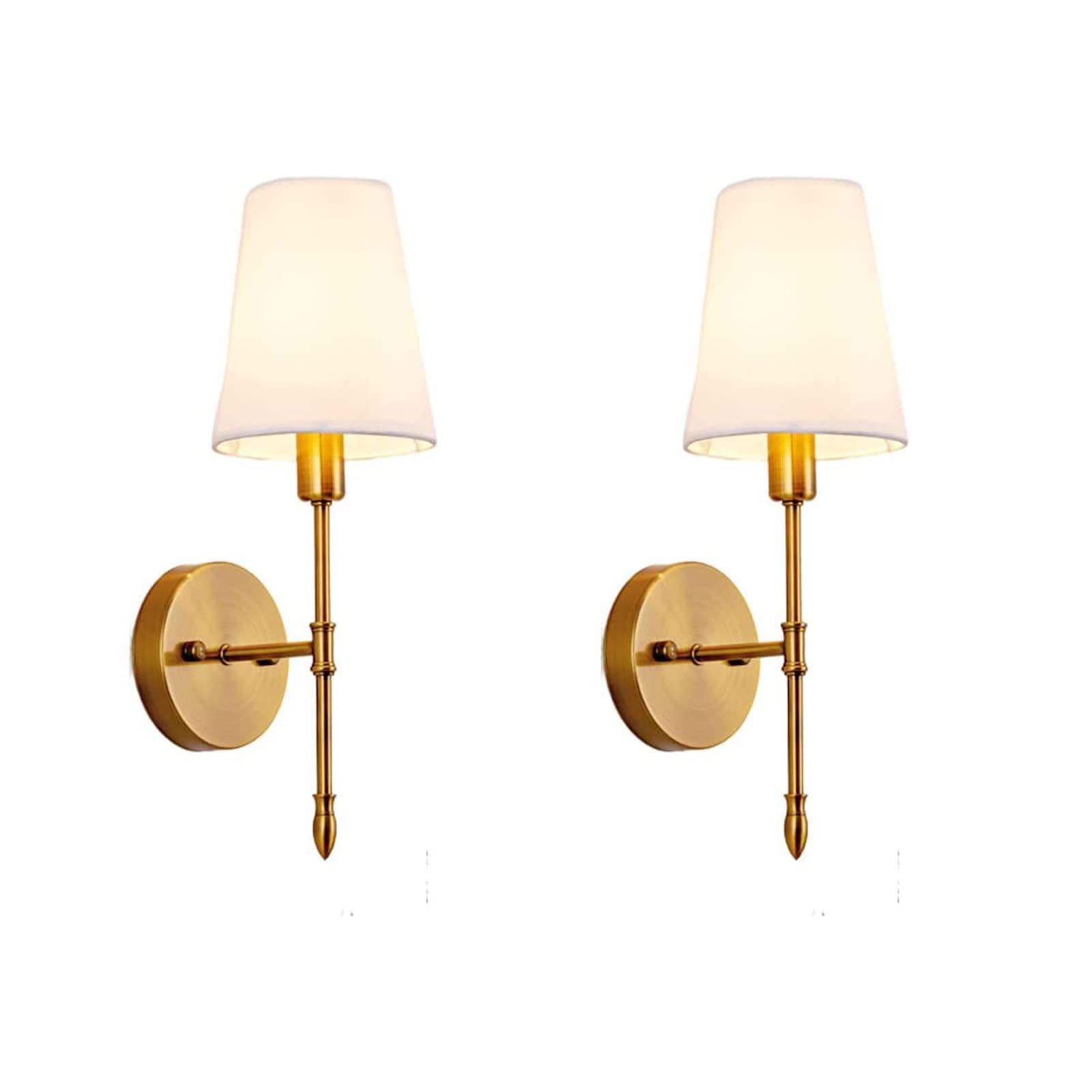 Battery Operated Wall Sconces - Dimmable LED Wall Lights with Remote Control, Set of 2, Easy to Install No Wiring Needed - Perfect for Bedroom, Living Room, Farmhouse Decor & TV Backlighting (Bronze Finish)