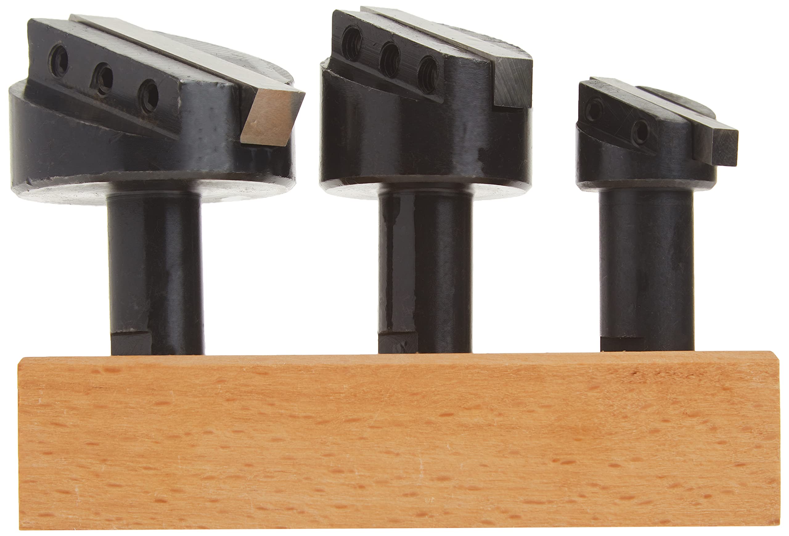 Steelex M1096 Fly Cutter Set with Carbide Tool Bits for Metalworking & Milling - Perfect for CNC Machines, Lathes, and DIY Metal Projects