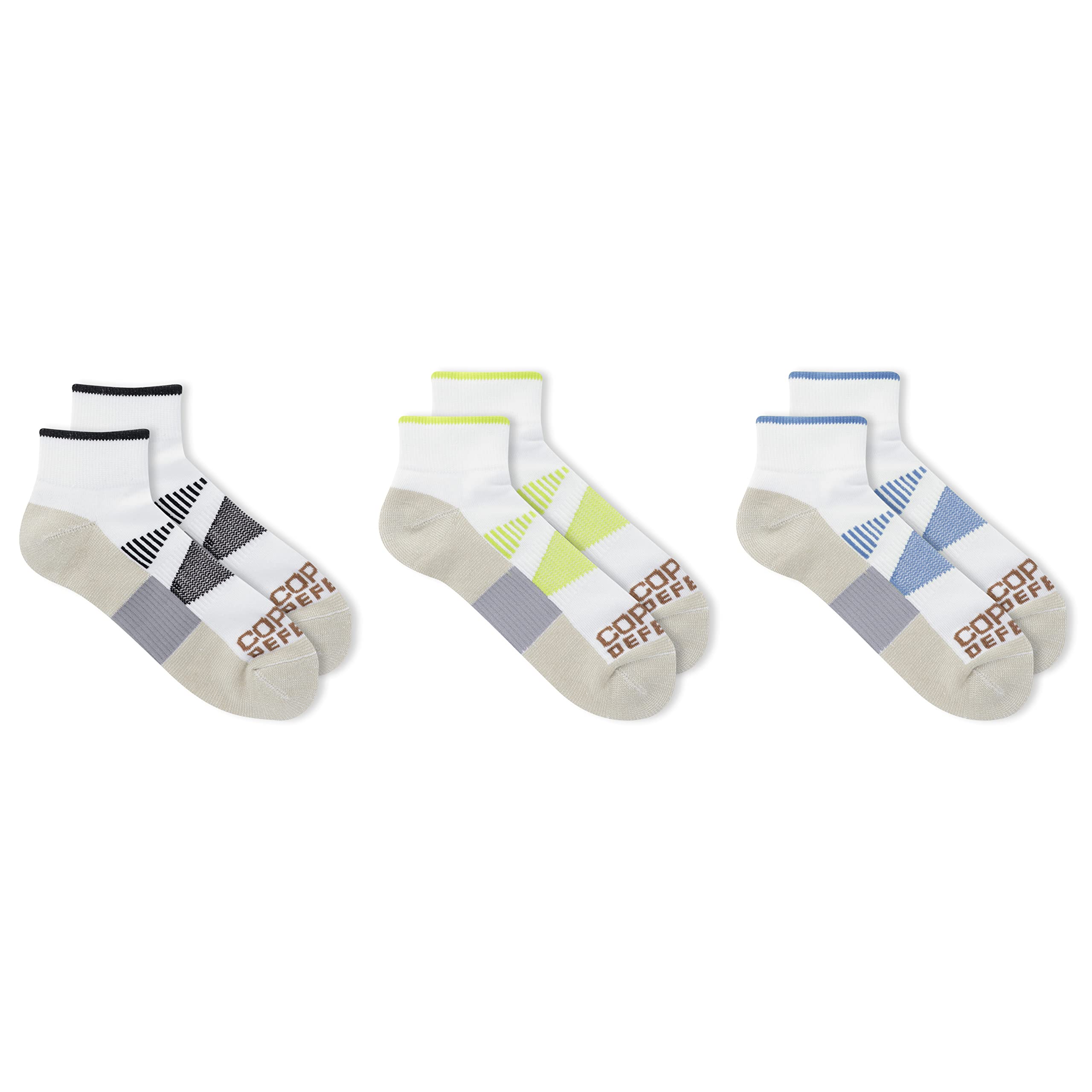 Men's Core Socks - Premium Cotton Athletic Socks for Running, Hiking & Everyday Wear - Breathable Cushioned Socks for Sports & Casual Outfits