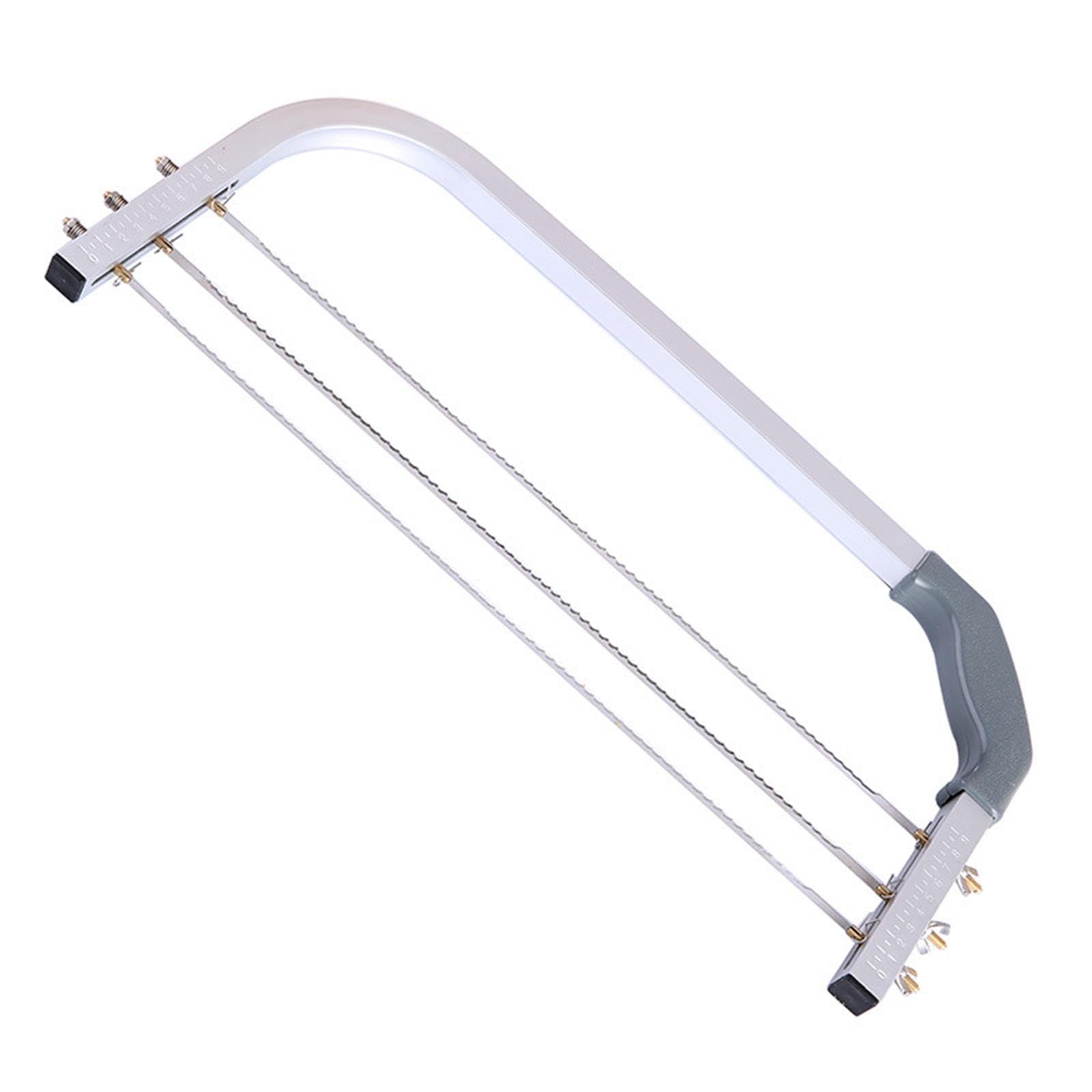 Professional Adjustable Cake Leveler & Slicer - 3-Wire Cake Cutter Tool for Perfect Layer Cakes | Essential Baking & Cake Decorating Equipment for Home Bakers & Professionals