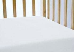 Organic Cotton Baby Crib Sheets 28x52 Inches - GOTS Certified 550 Thread Count, Breathable & Ultra Soft - All Season White Crib Bedding - Machine Washable for Easy Care - Perfect for Nursery, Daycare & Travel Use
