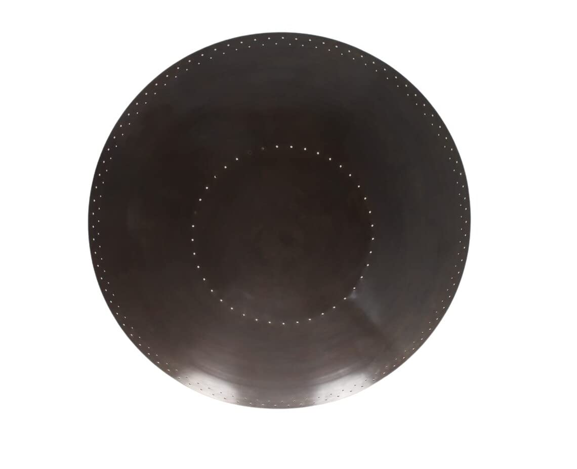 NauticalMart 6-Light Mid Century Modern Sputnik Chandelier - Elegant Flushmount Ceiling Light Fixture in Raw Brass - Perfect for Dining Room, Living Room or Bedroom Lighting